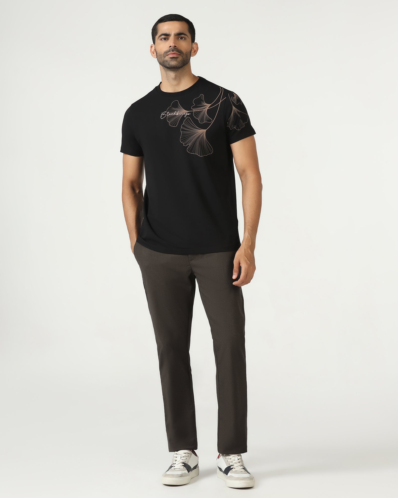 Brown Textured Khakis - Harry