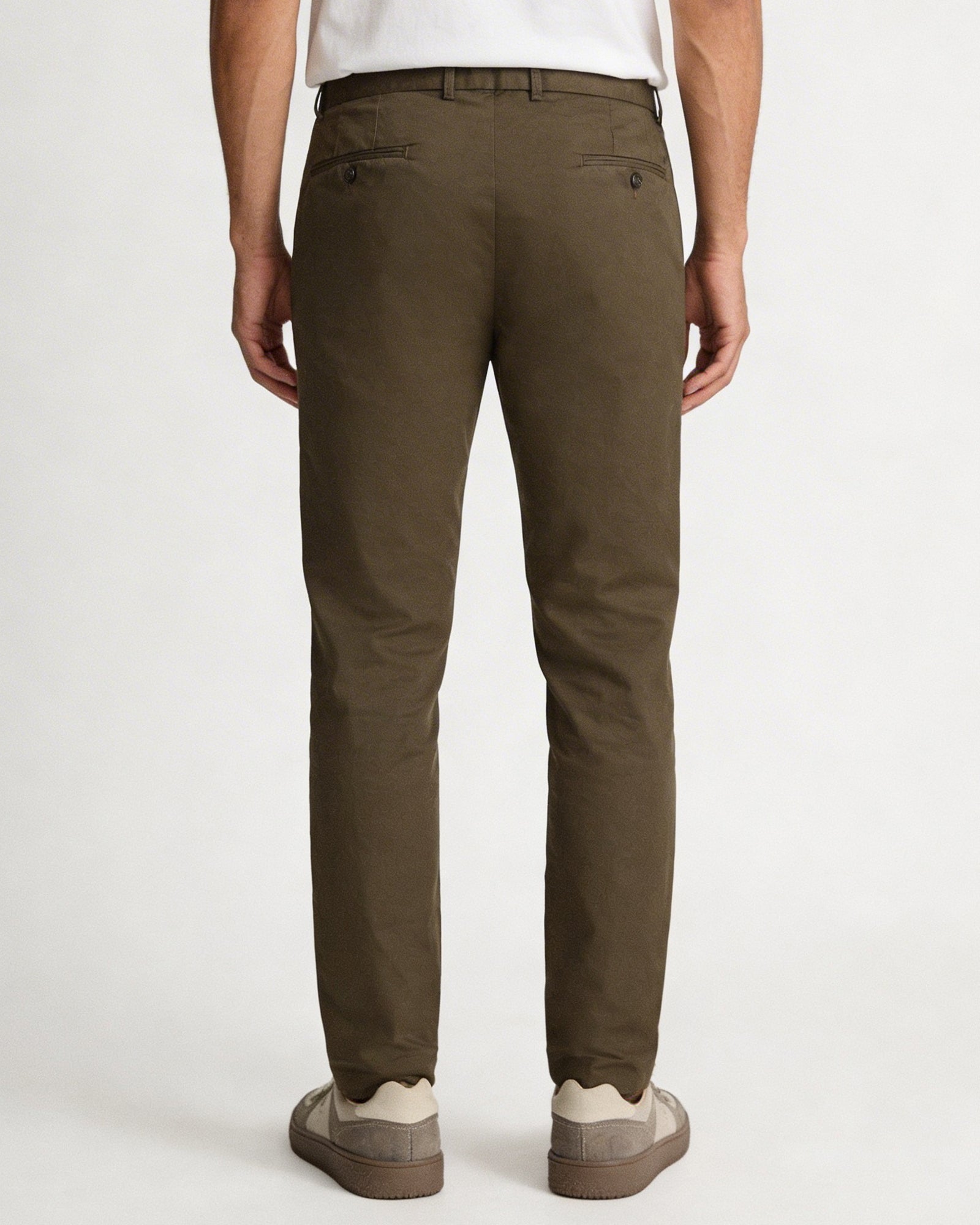 Brown Textured Khakis - Perch