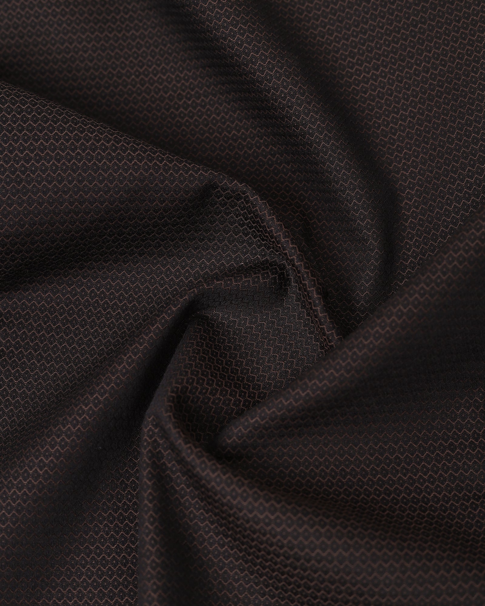 Brown Textured Shirt - Robin