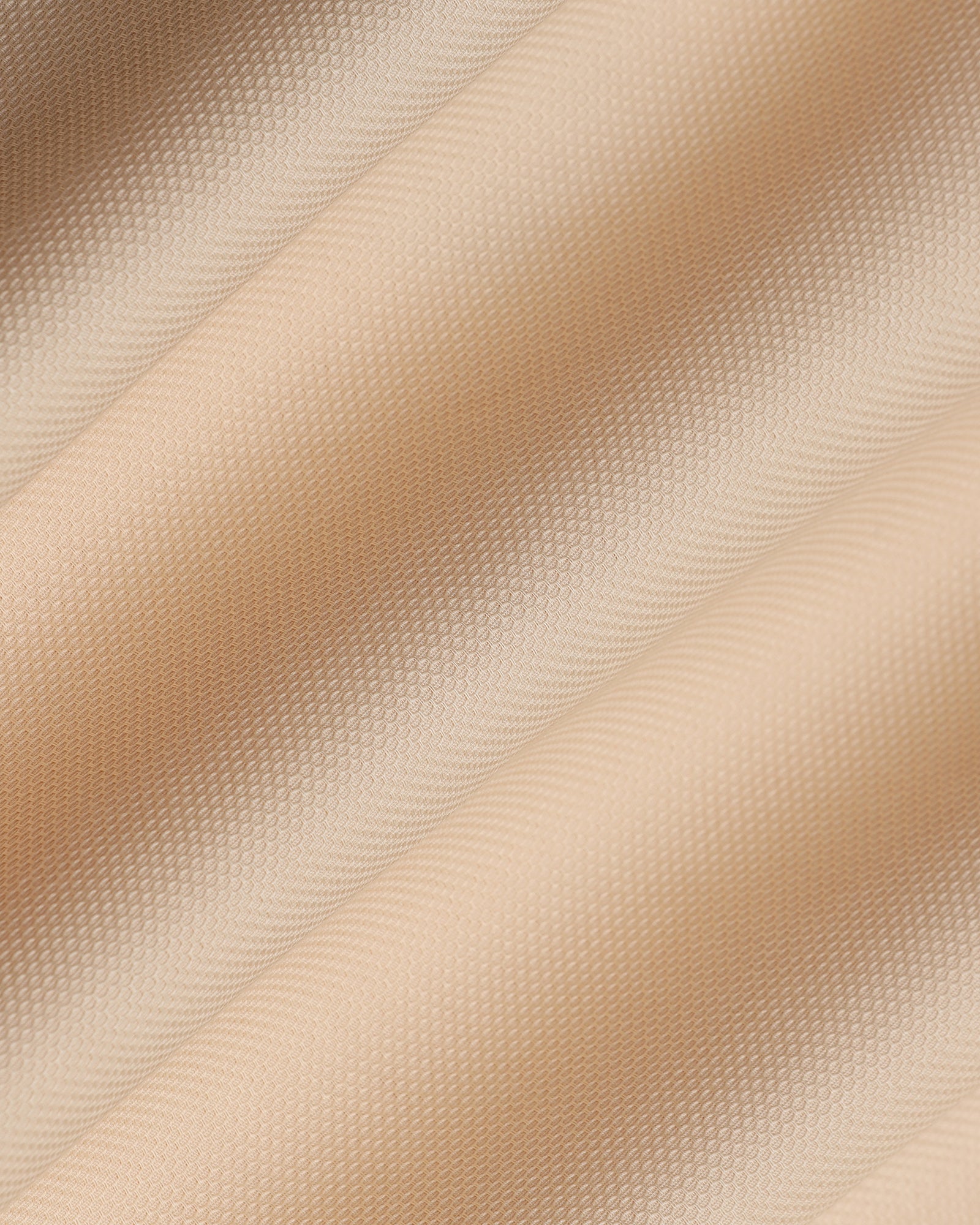 Casual Beige Textured Shirt - Caty