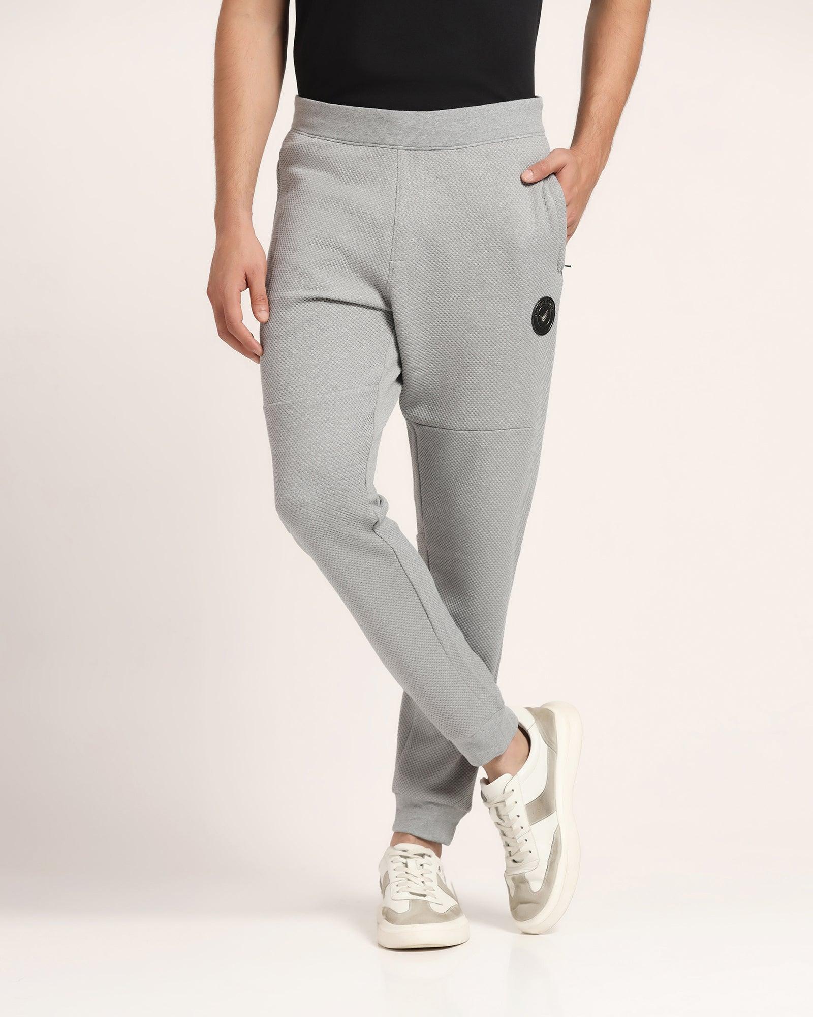 Casual Grey Solid Jogger - Roddy - Blackberrys