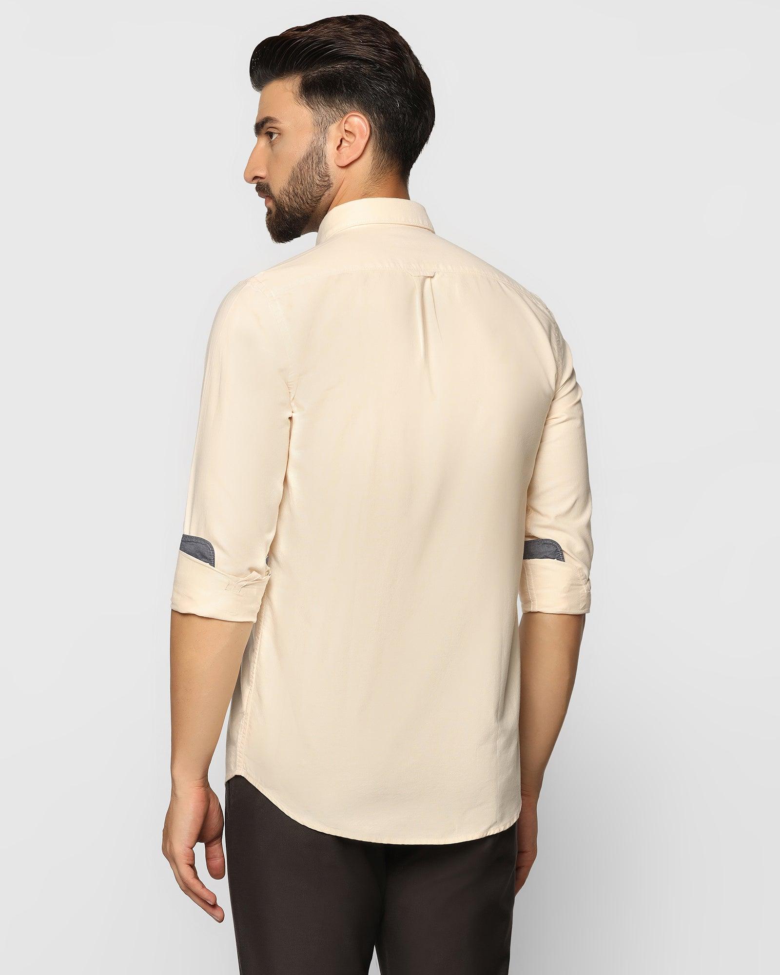 Casual Brown Solid Shirt - Tonic - Blackberrys