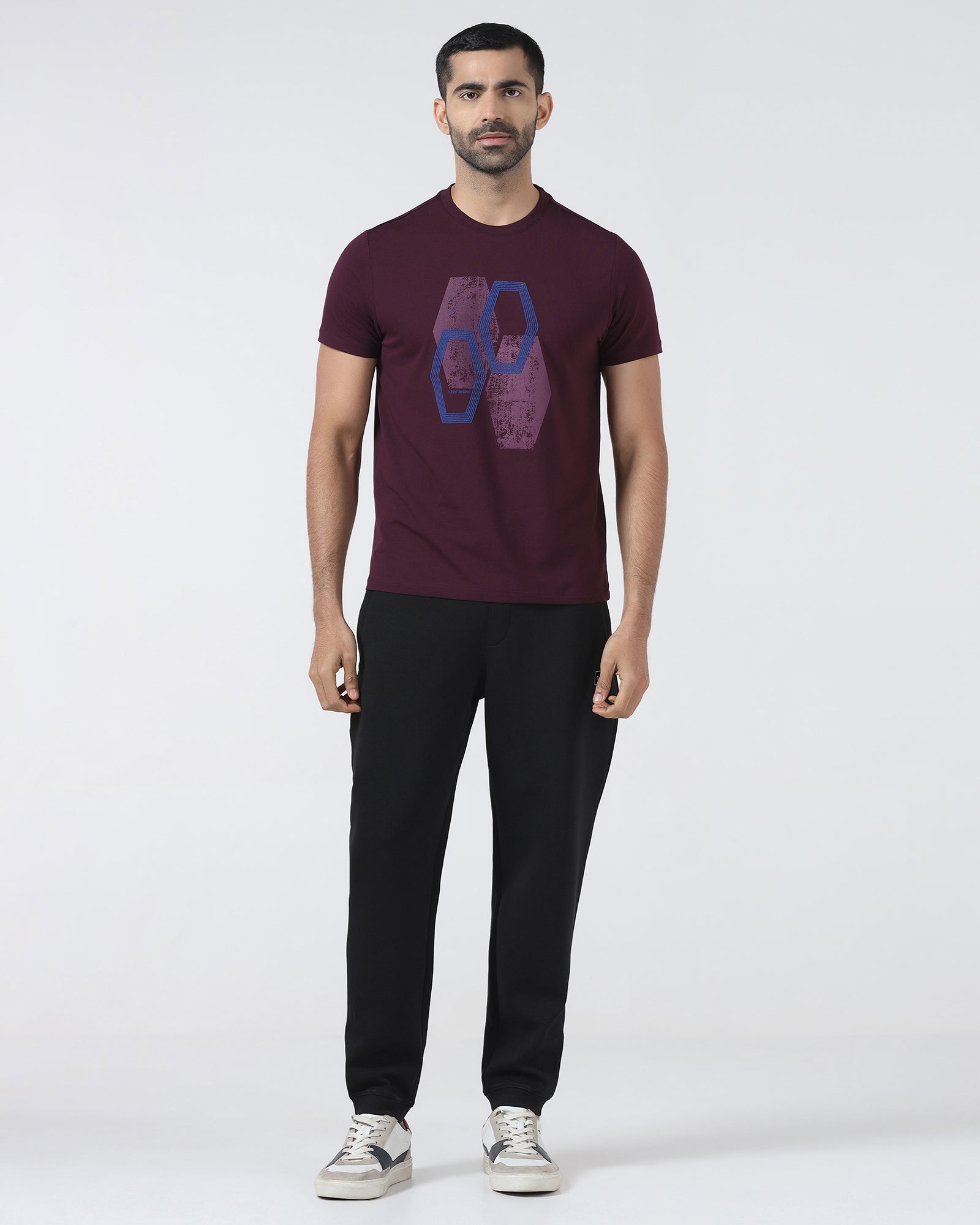 Casual Black Solid Jogger - Ryukk