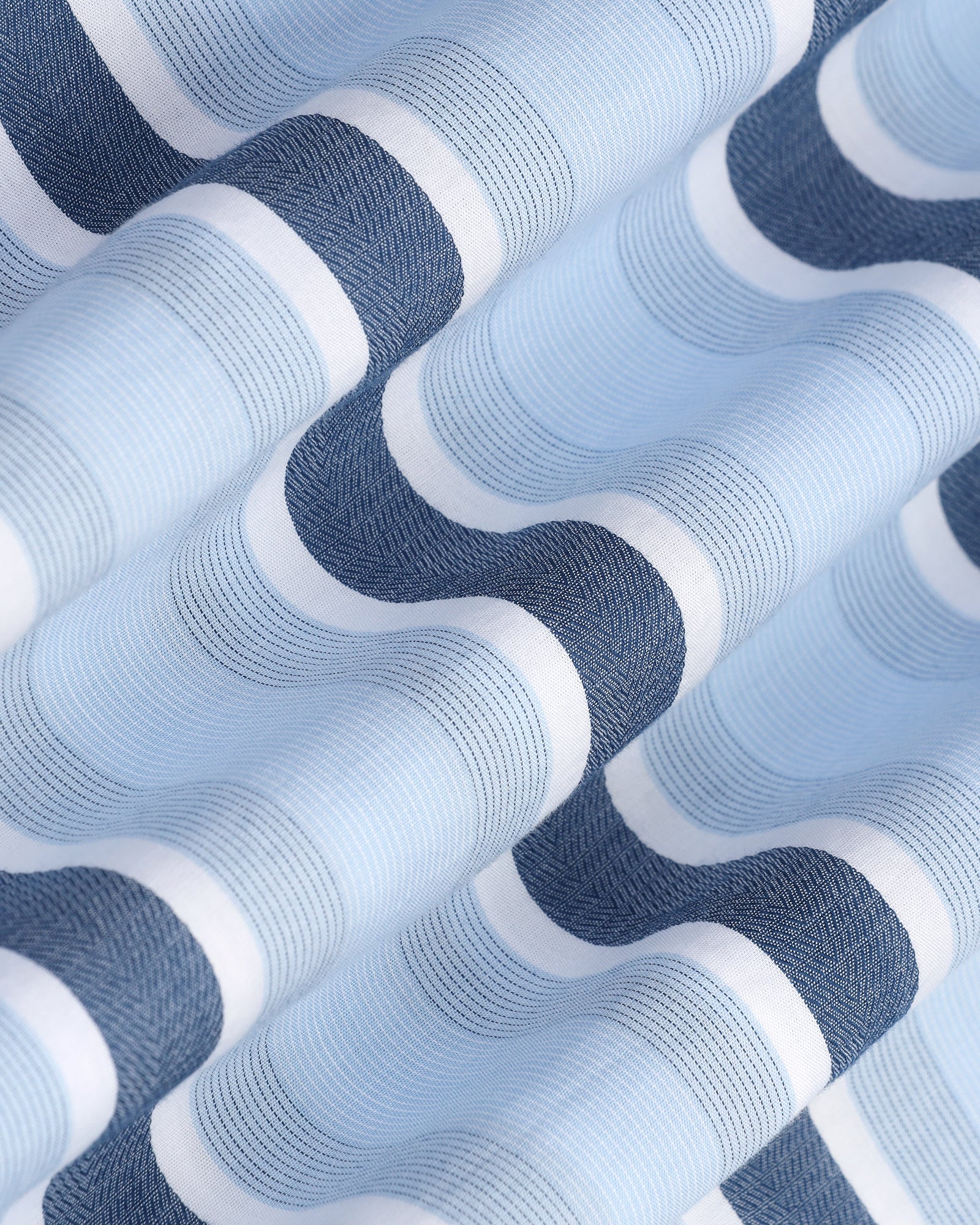 Casual Blue Stripe Shirt - Montag