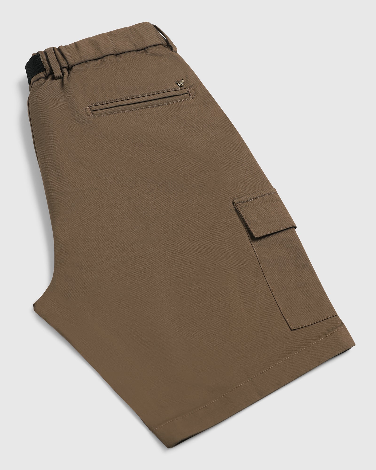 Casual Brown Solid Shorts - Vik