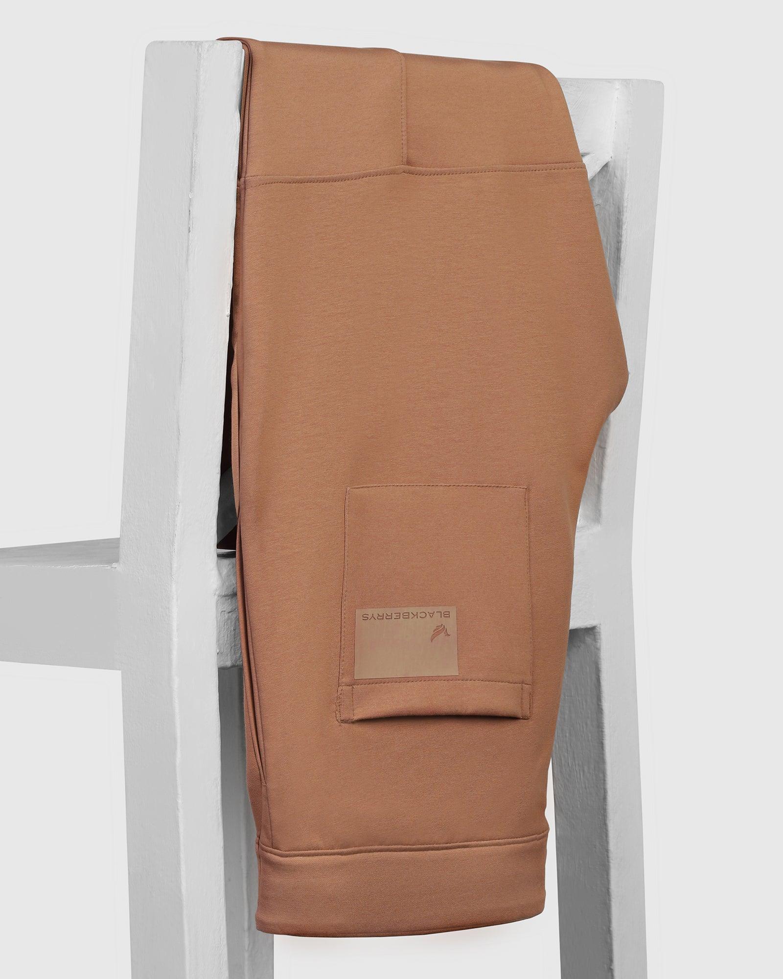 Casual Camel Solid Jogger - Jean - Blackberrys