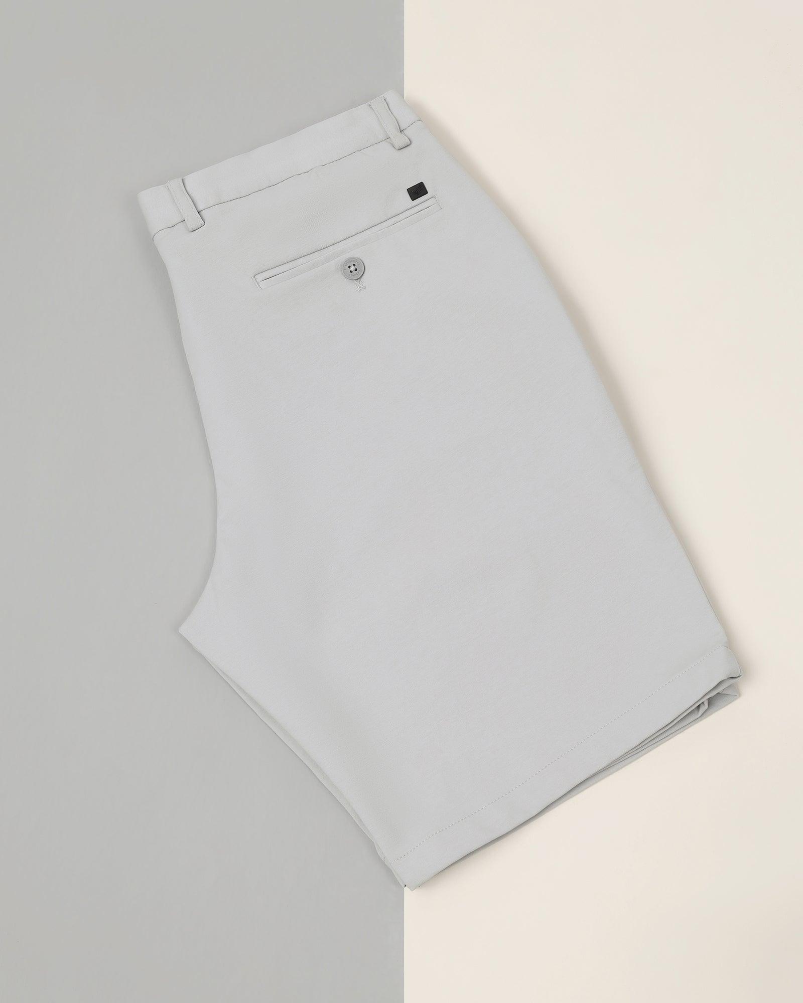 TechPro Casual Grey Solid Shorts - Serry - Blackberrys