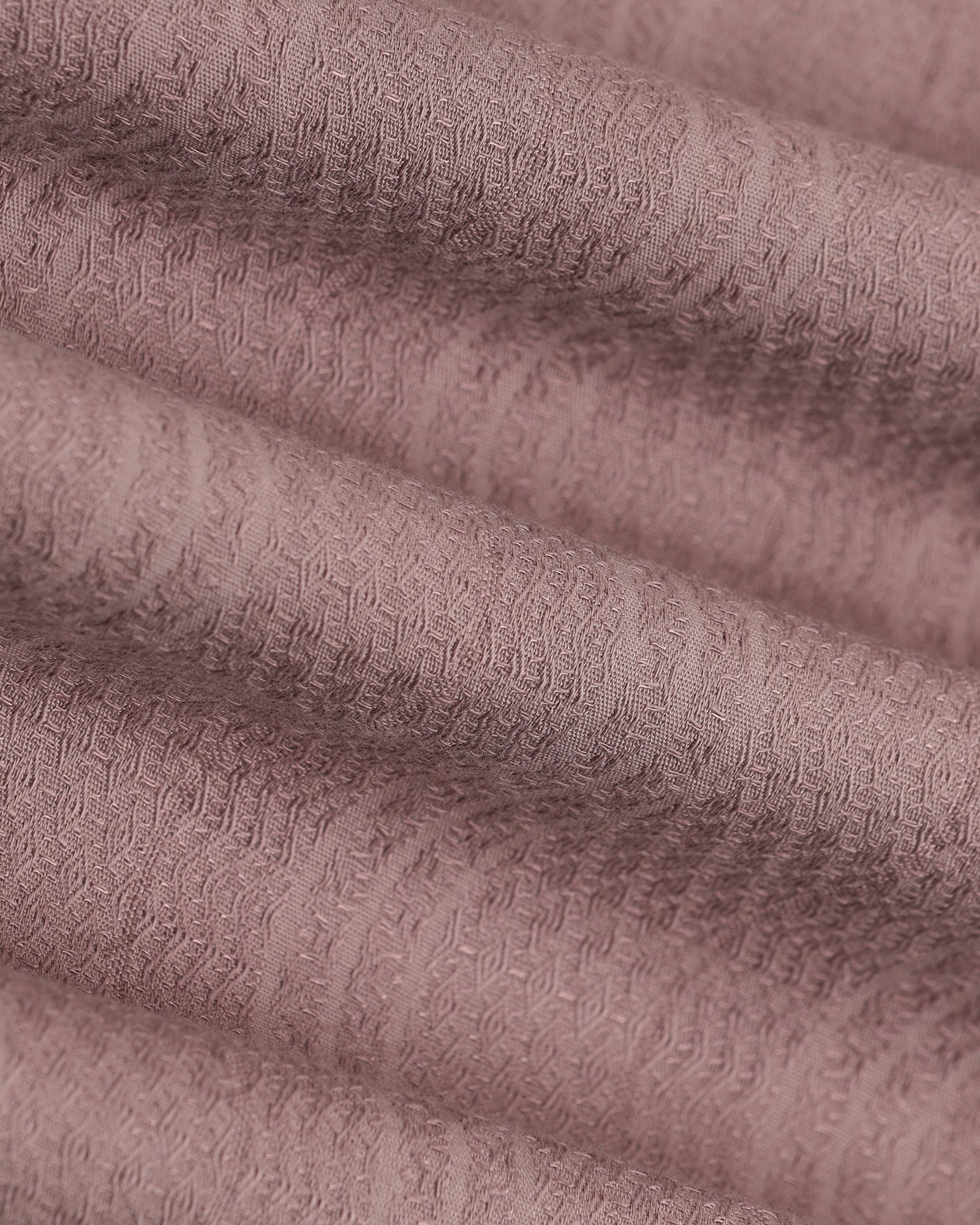 Casual Half Sleeve Pink Textured Shirt - Elister