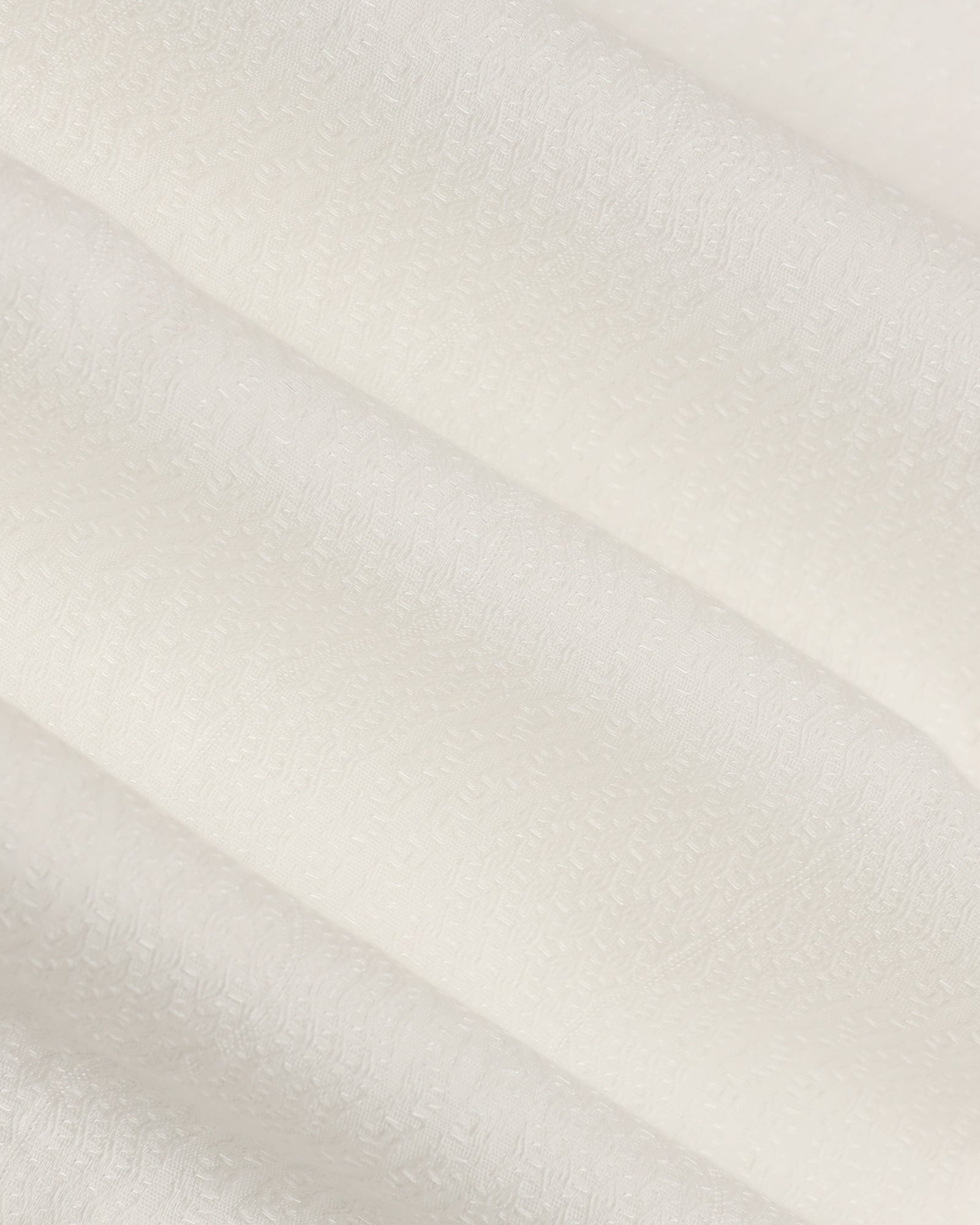 Casual Half Sleeve White Textured Shirt - Elister