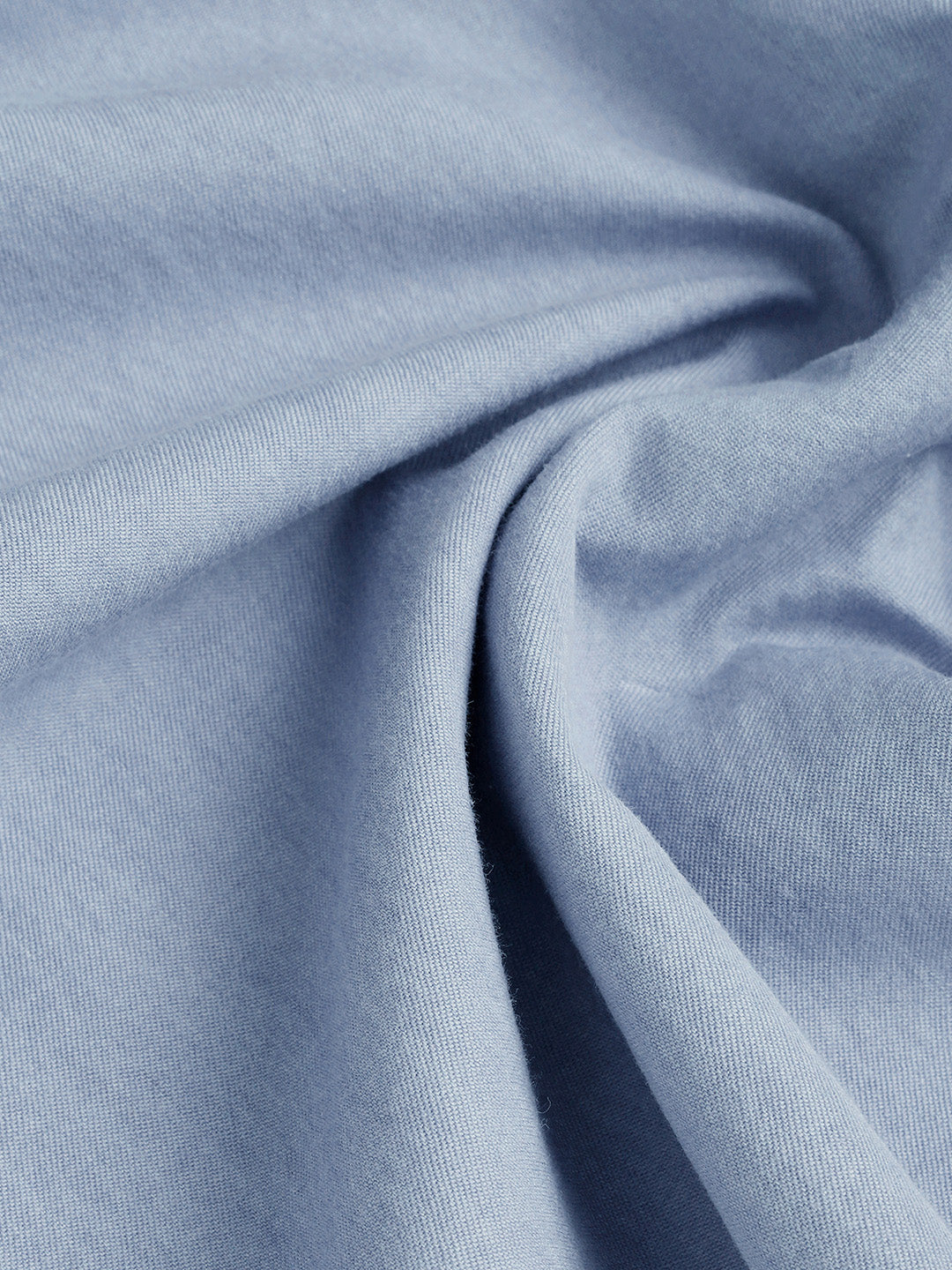 Indigo Mandarin Collar Solid Shirt - Zion