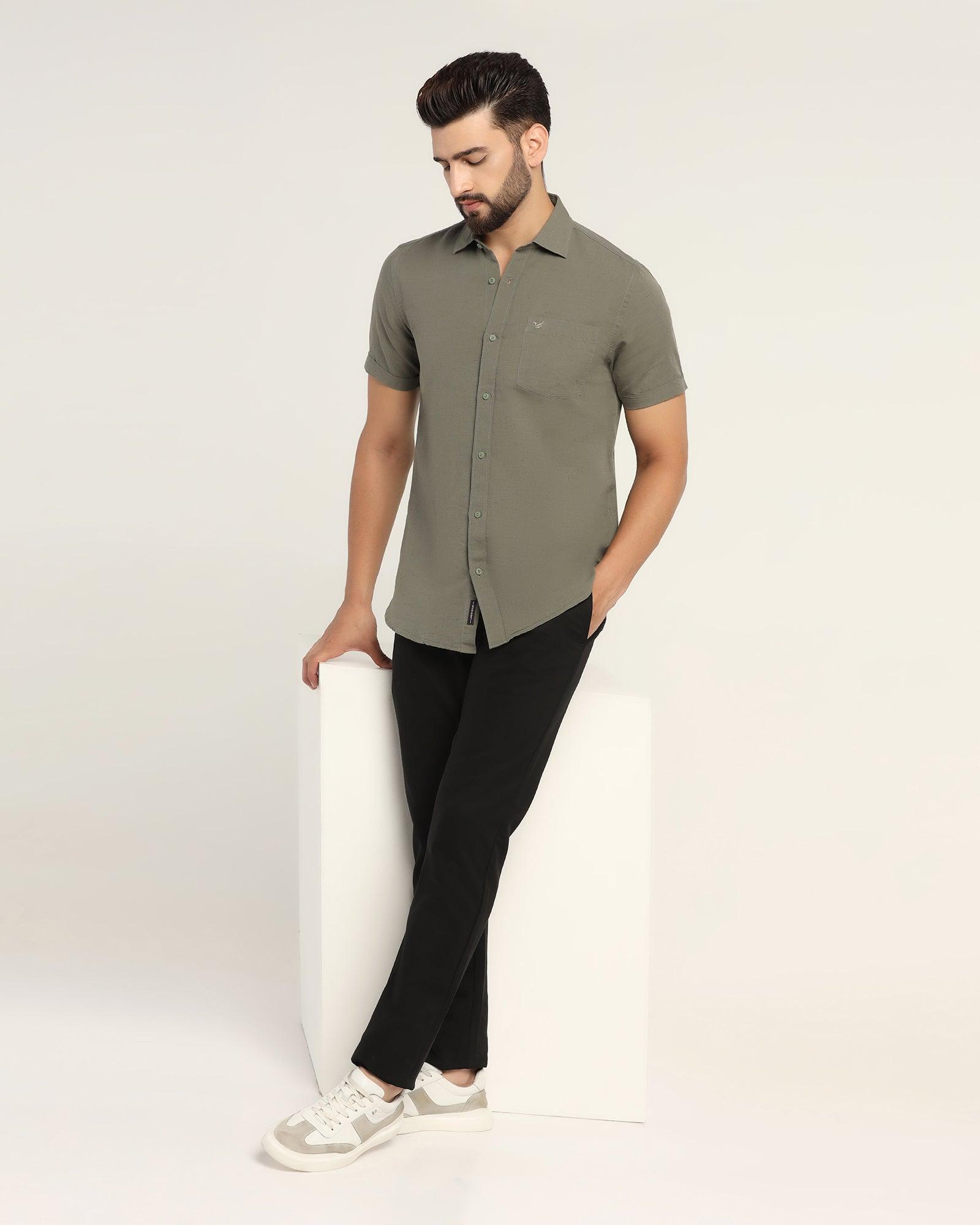 Casual Khakis In Black B-95 (Clate) - Blackberrys