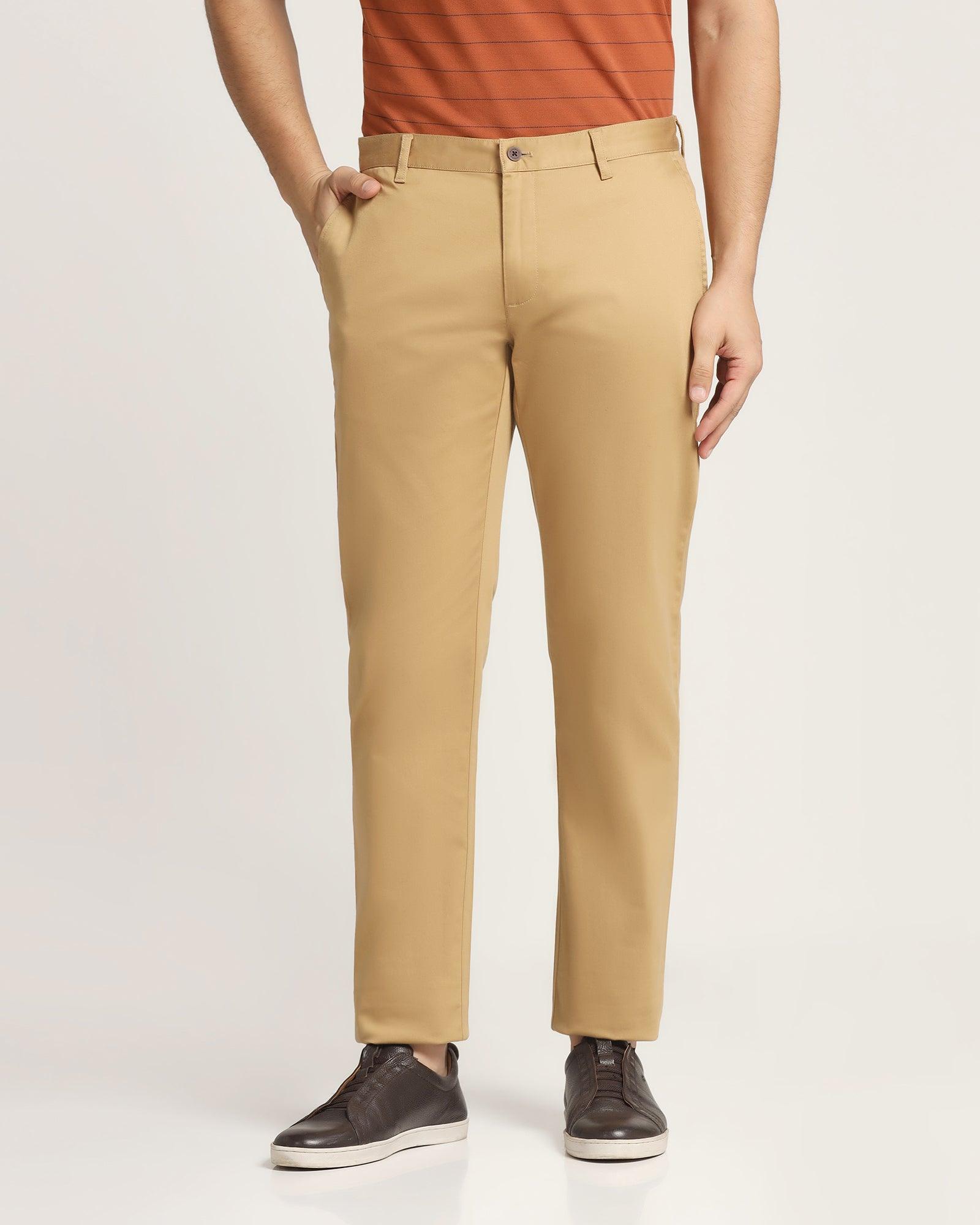 Slim Comfort B-95 Casual Khaki Solid Khakis - Mark - Blackberrys