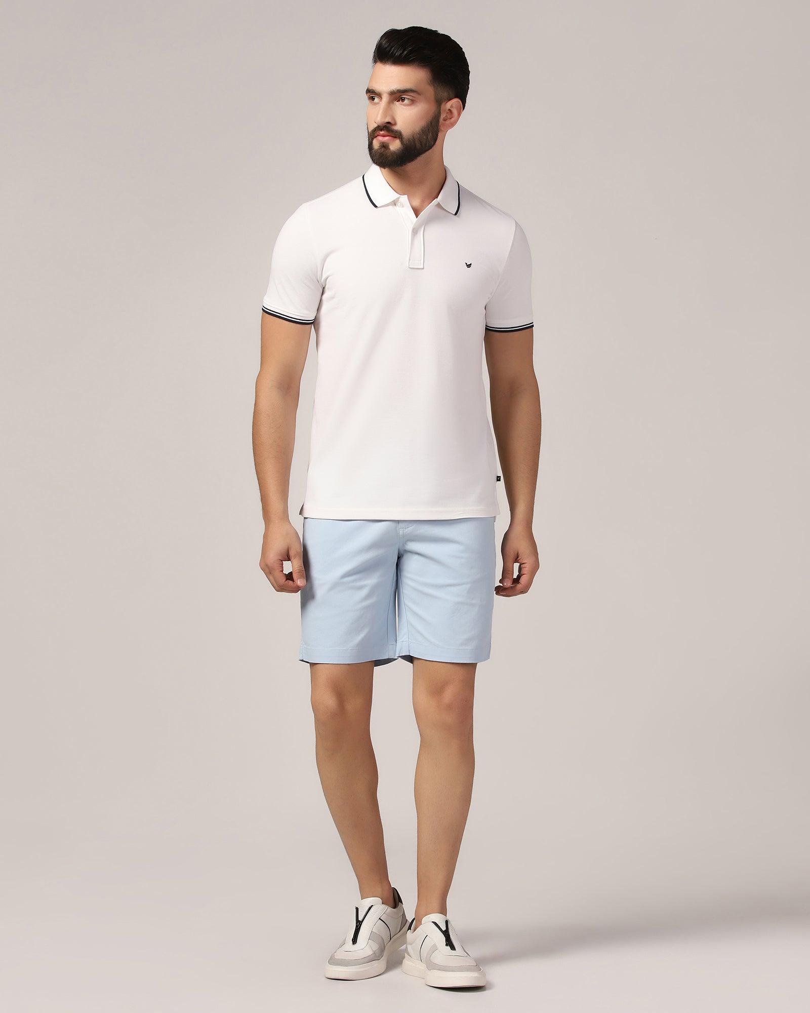 Light Blue Spencer Short main image 1