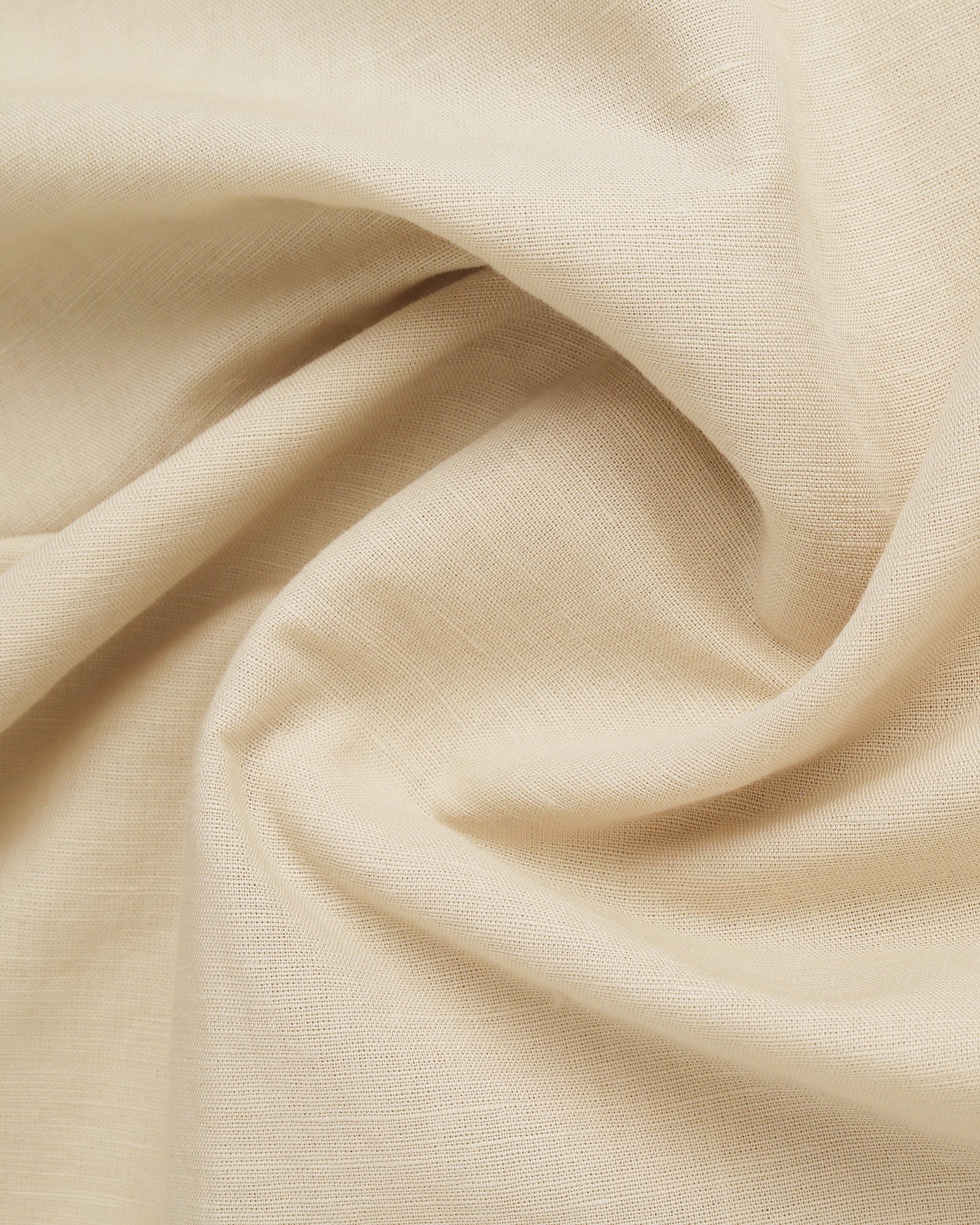 Natural Linen Solid Shirt - Salmon