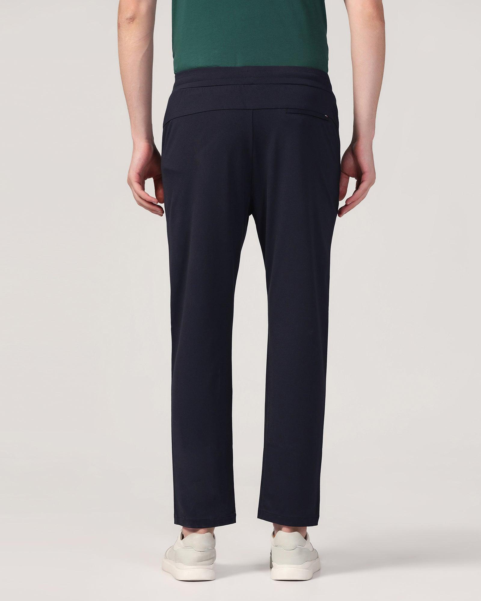 Casual Navy Solid Jogger - Lim - Blackberrys