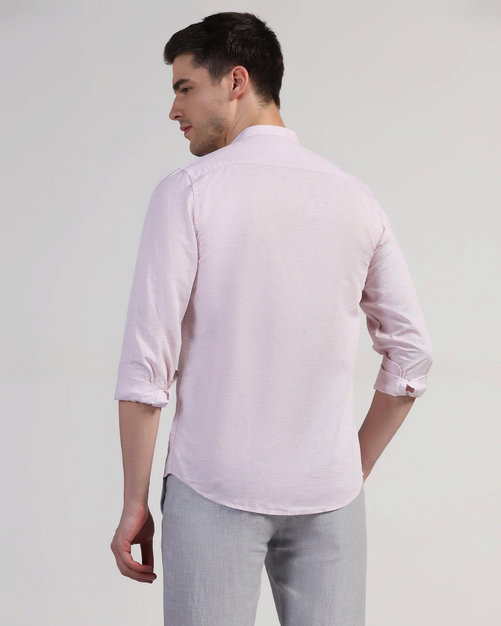 Casual Pink Textured Shirt - Lee - Blackberrys
