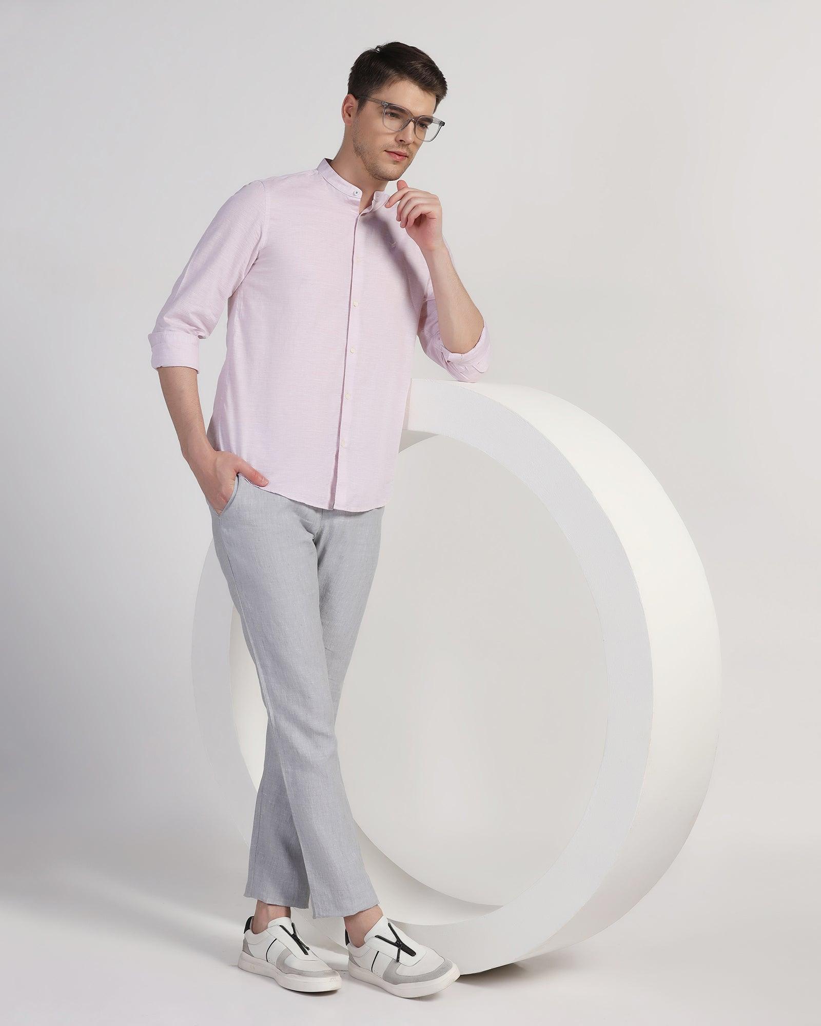 Casual Pink Textured Shirt - Lee - Blackberrys