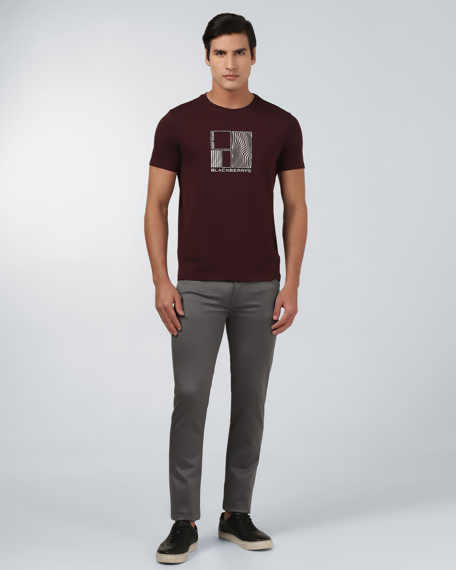 Charcoal Bleed Zero Slim Fit Jeans - Abto