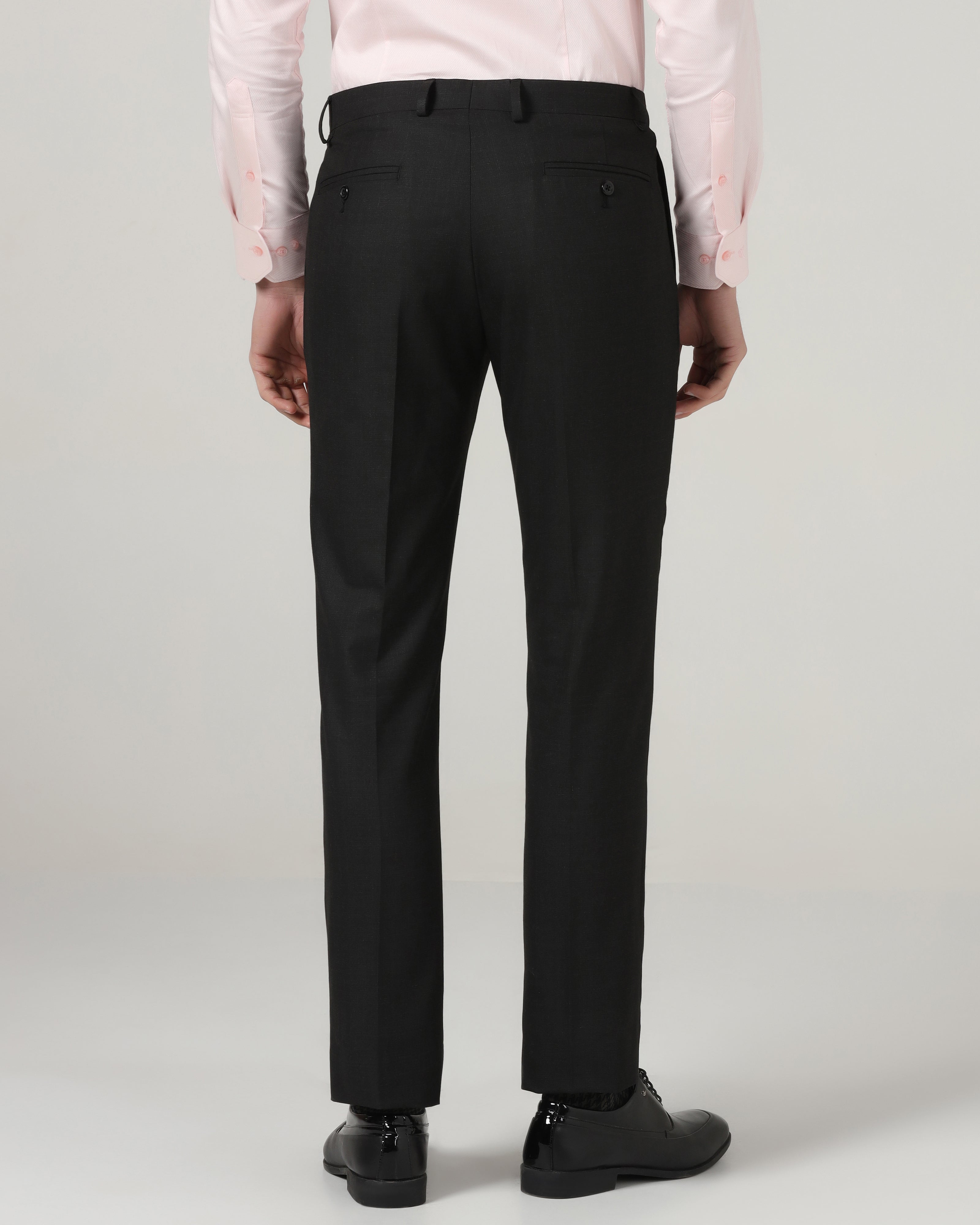 Charcoal Check Trouser - Stunning
