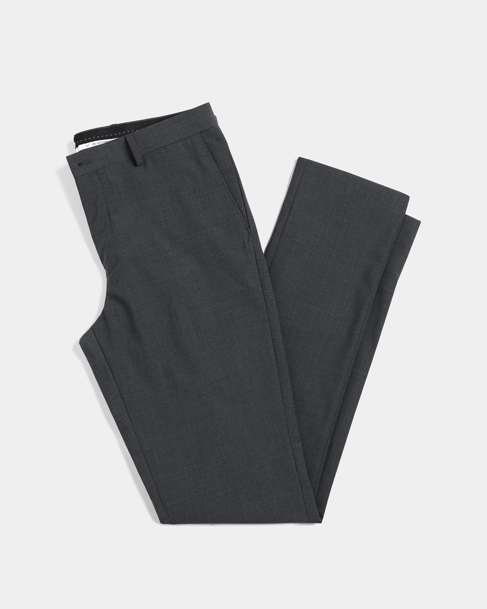 Charcoal Luxe Solid Trouser - Mike
