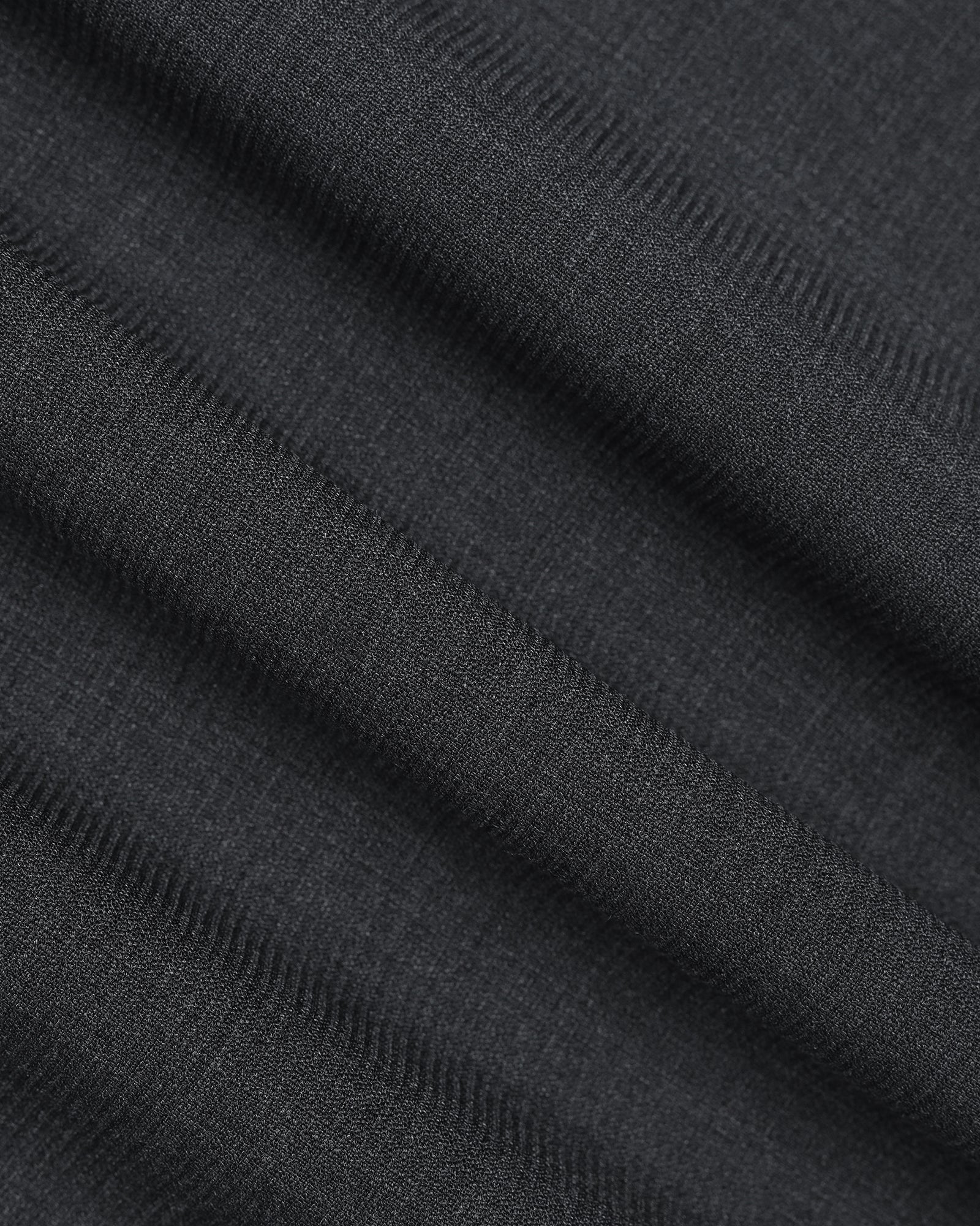 Charcoal Luxe Solid Trouser - Mike