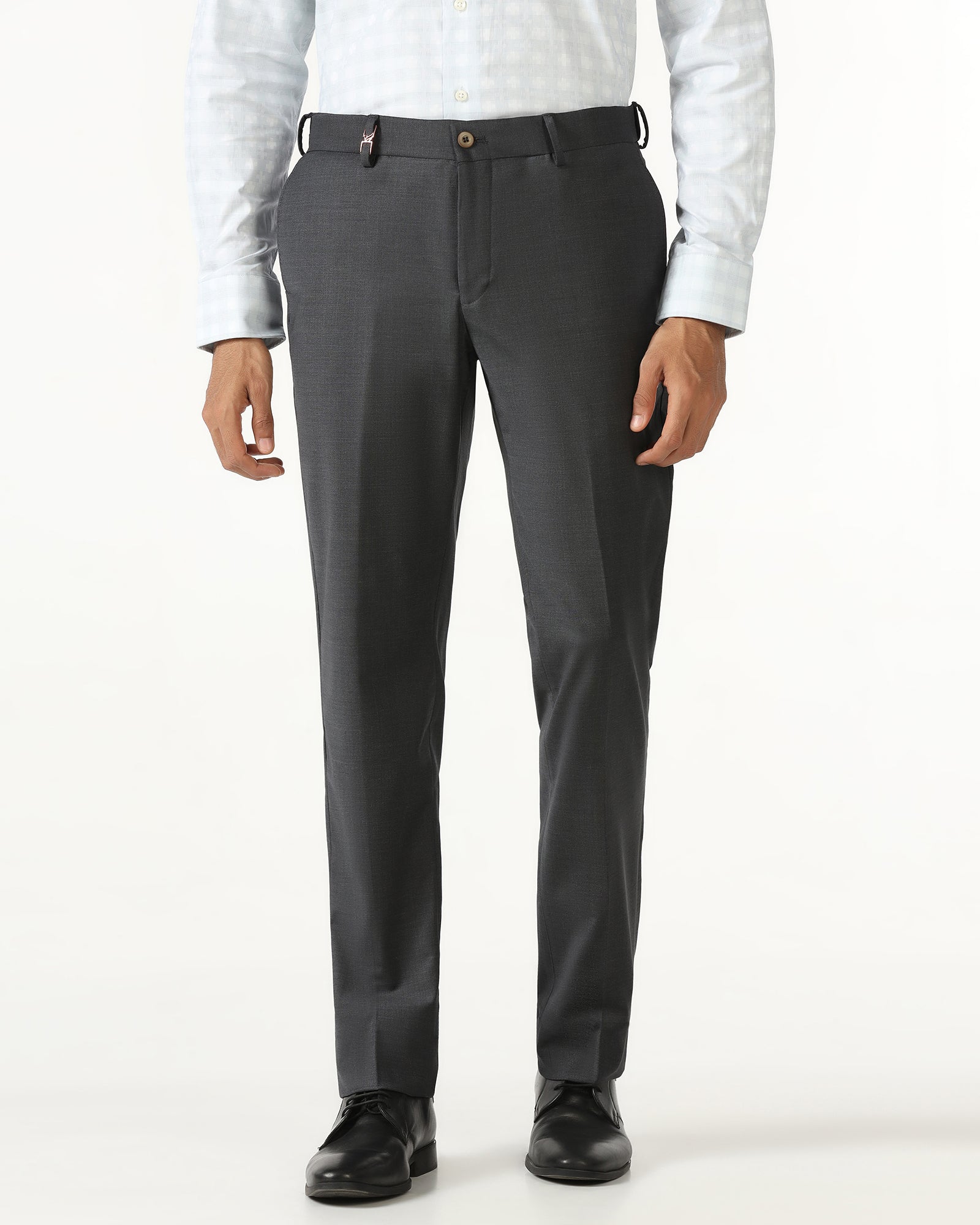 Charcoal Luxe Technowaist Solid Trouser - Lamborghini