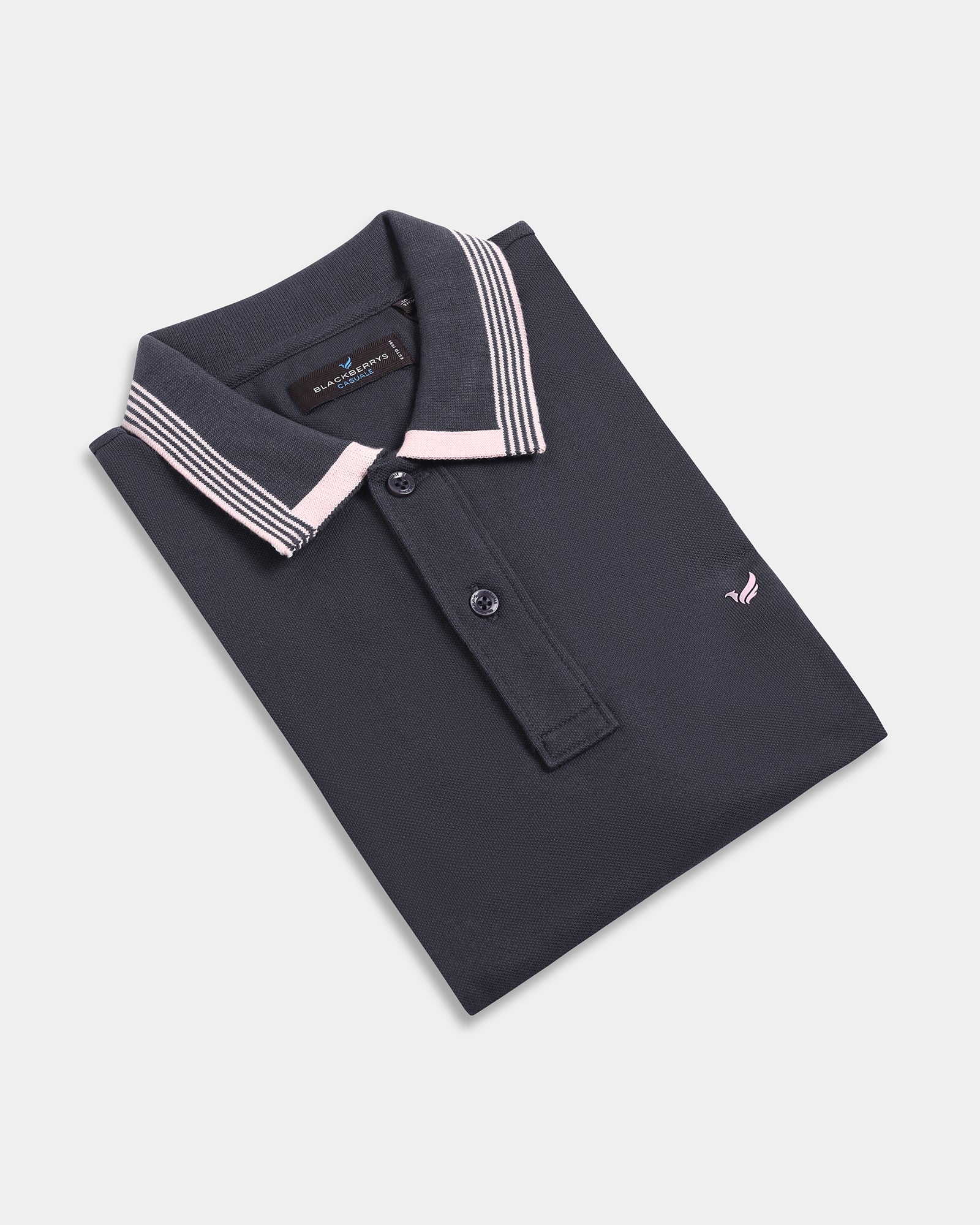 Charcoal Solid Polo - Rupert