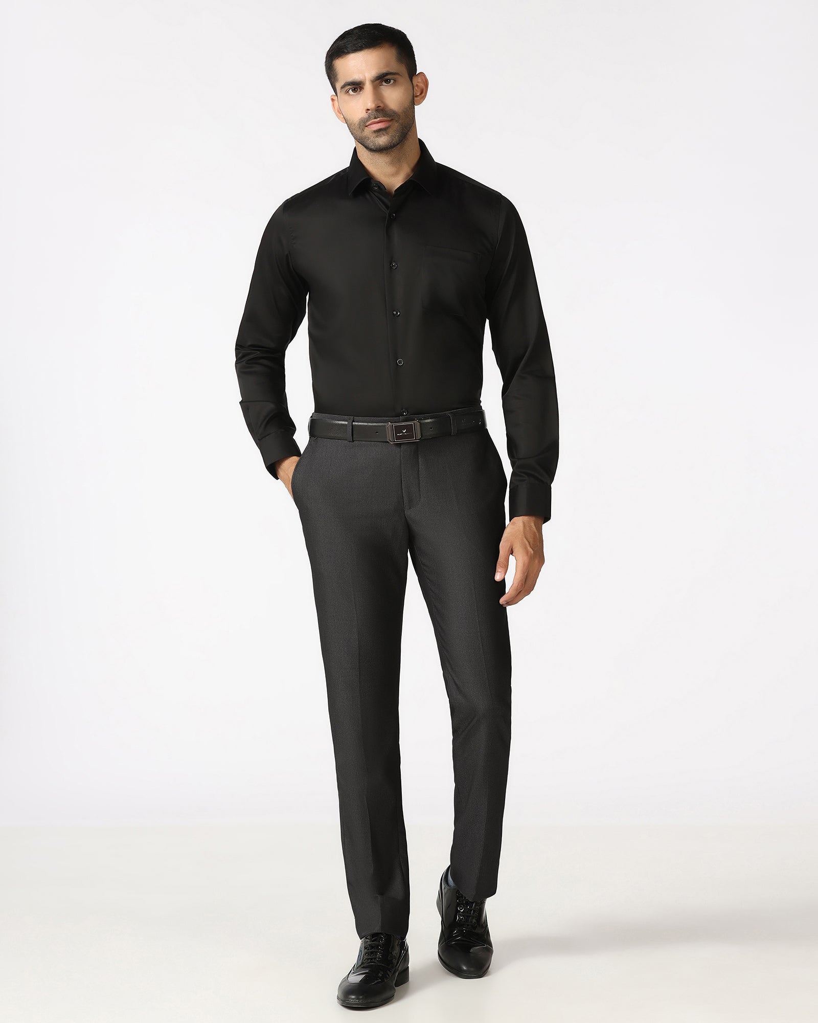 Charcoal Stripe Trouser - Sula