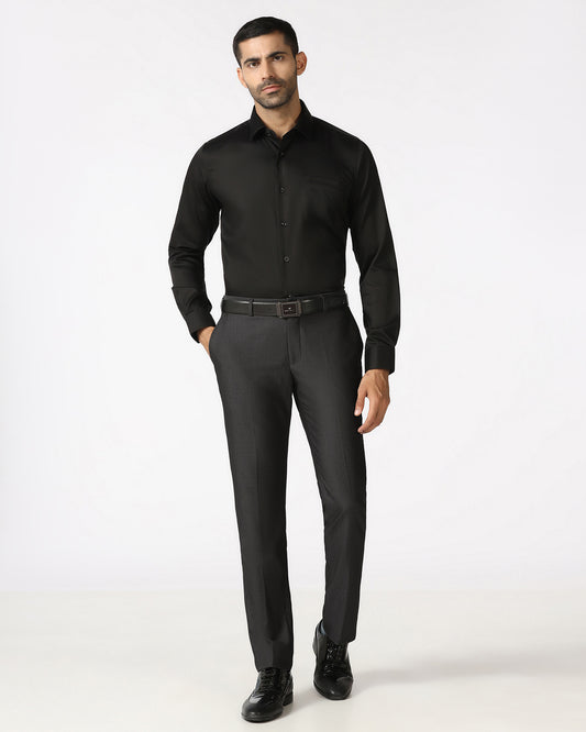 Charcoal Stripe Trouser - Sula