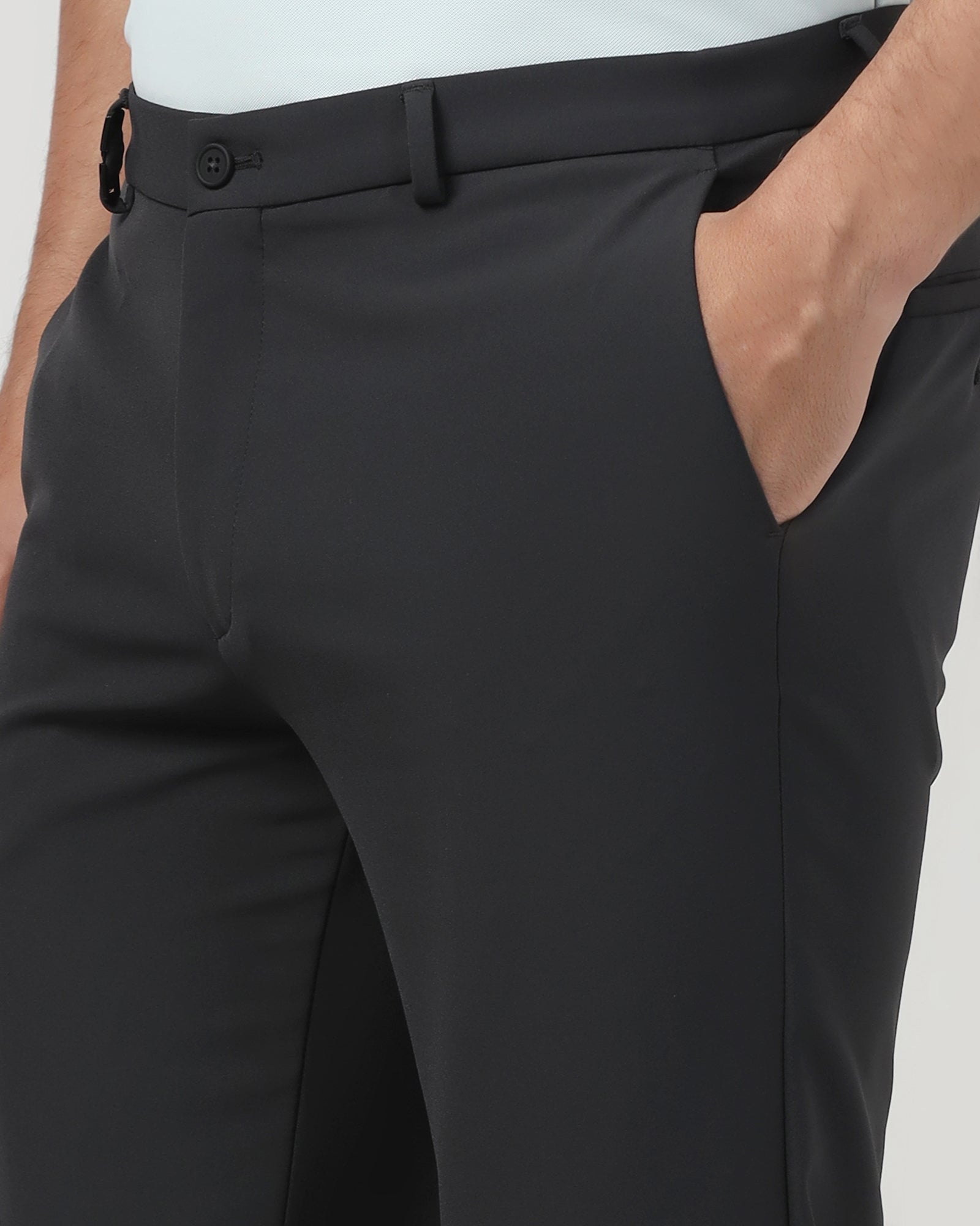 Charcoal TechPro Solid Trouser - Ashley