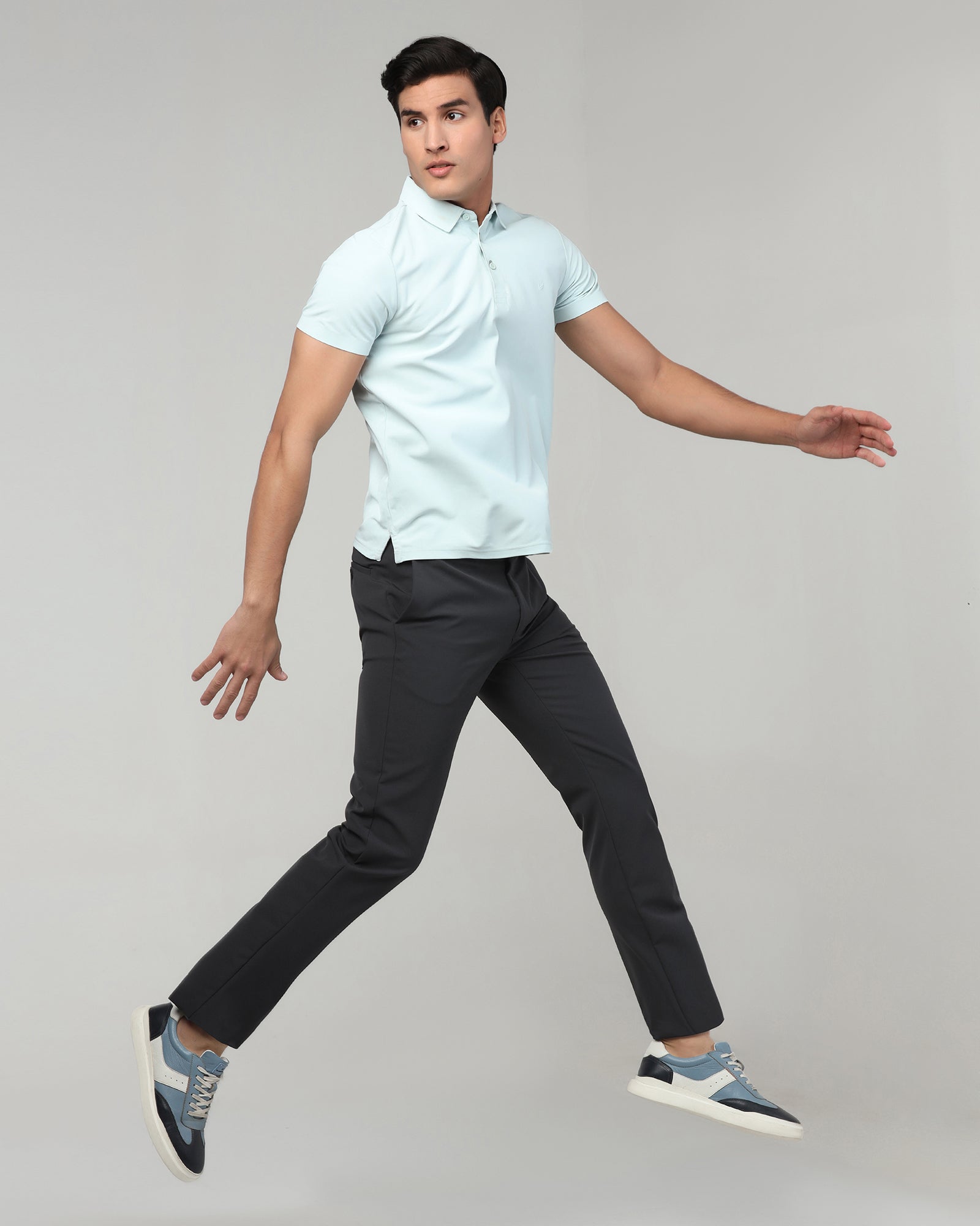 Charcoal TechPro Solid Trouser - Ashley