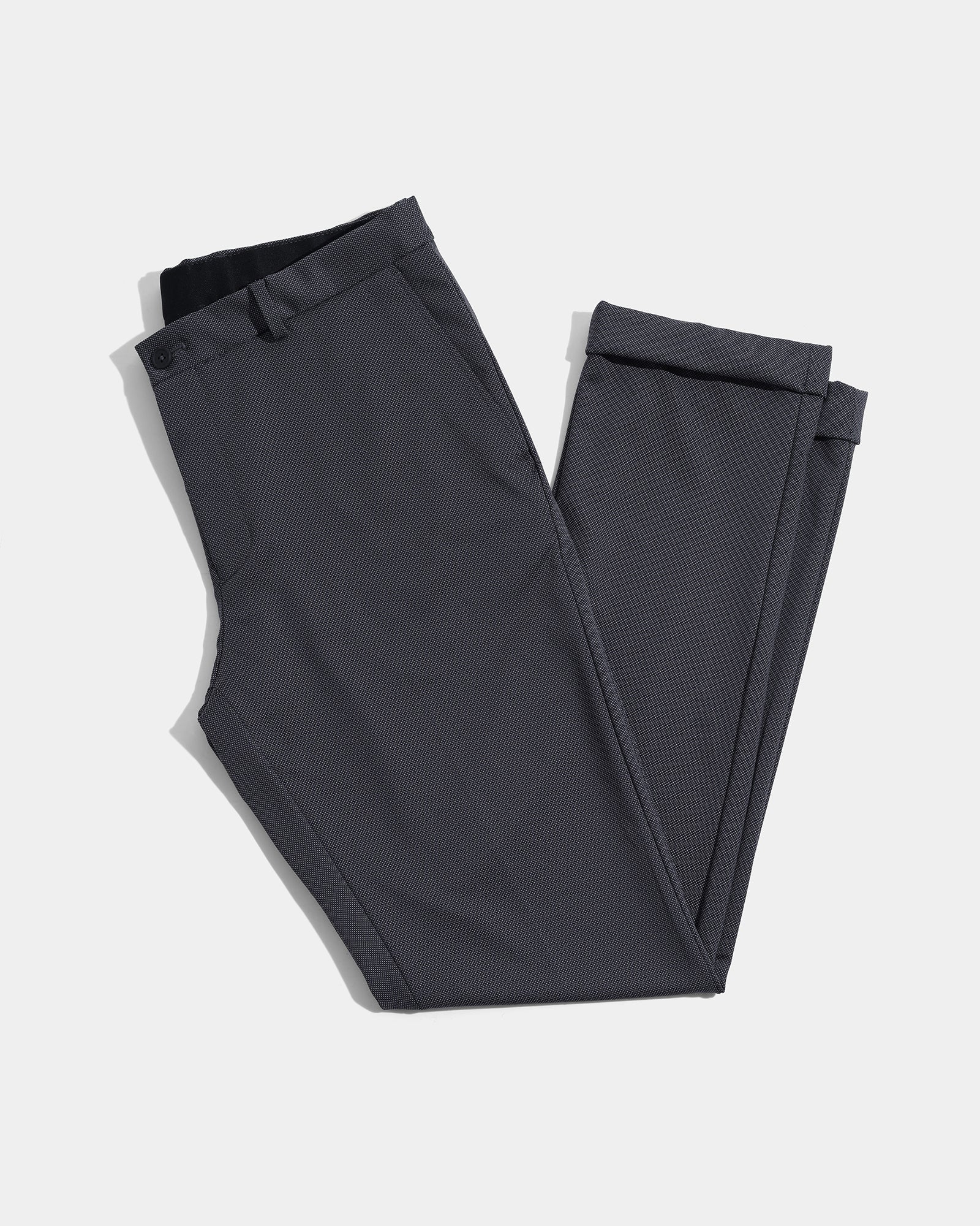 Charcoal TechPro Textured Trouser - Meteor