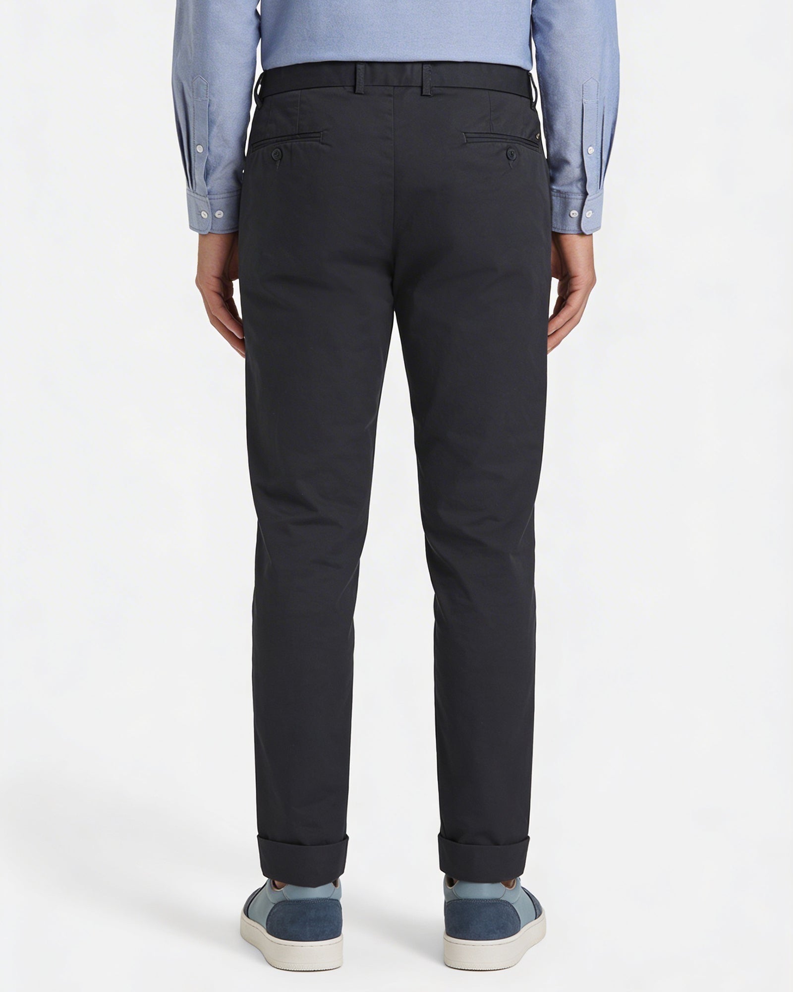 Charcoal Textured Khakis - Perch