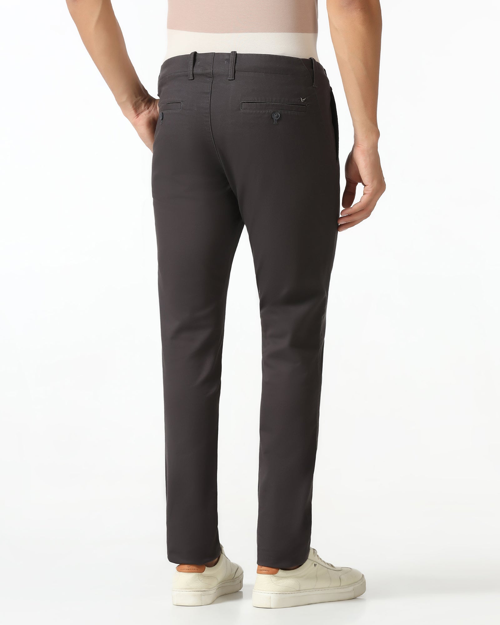 Charcoal Textured Khakis - Segi