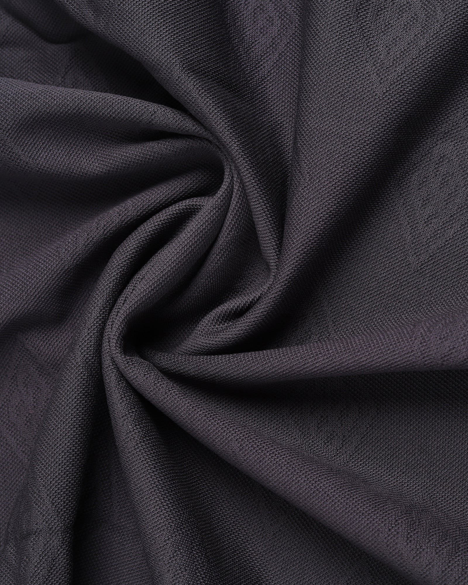 Charcoal Textured Polo - Wayne