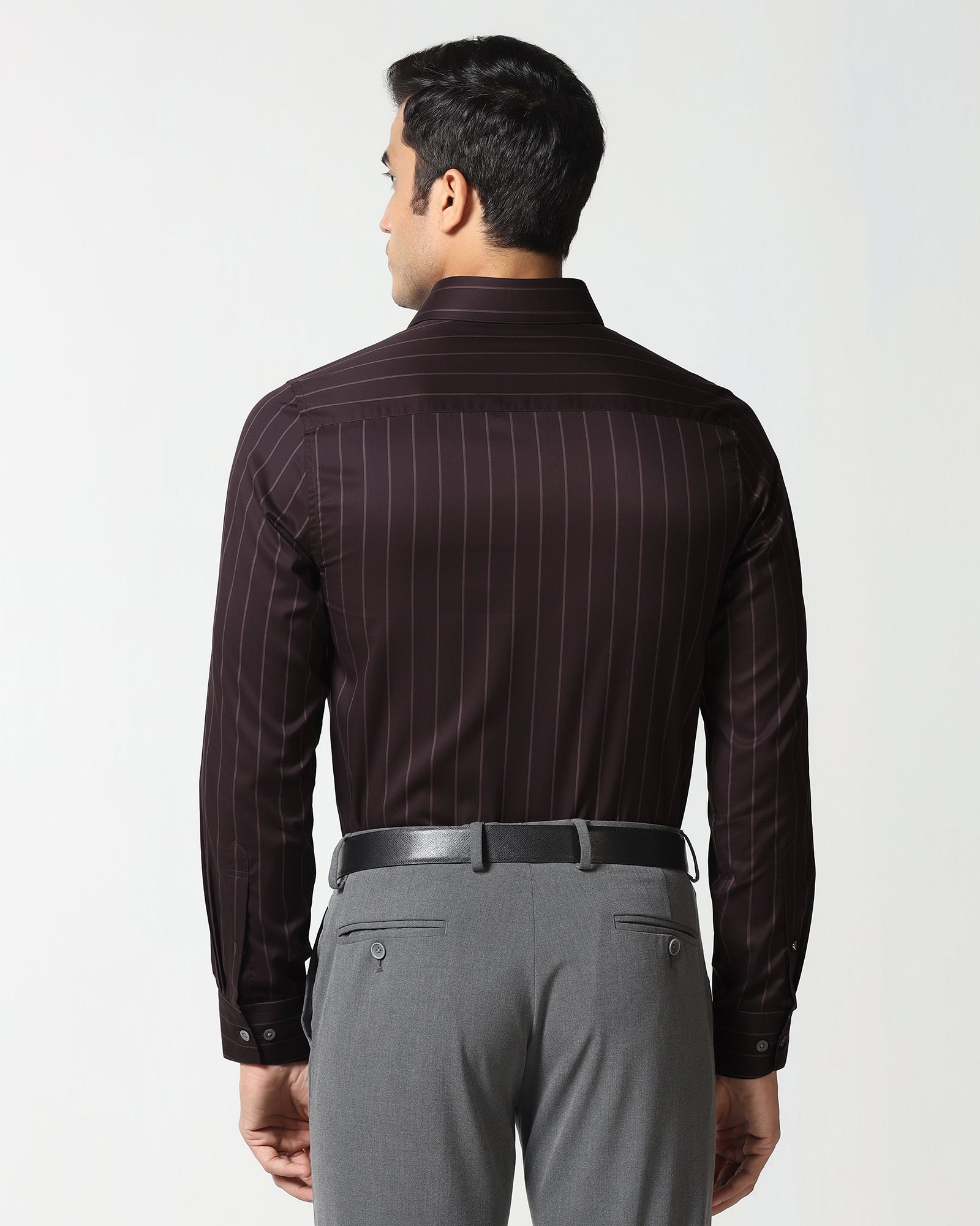 Cherry Lacquer Luxe Stripe Shirt - Stake
