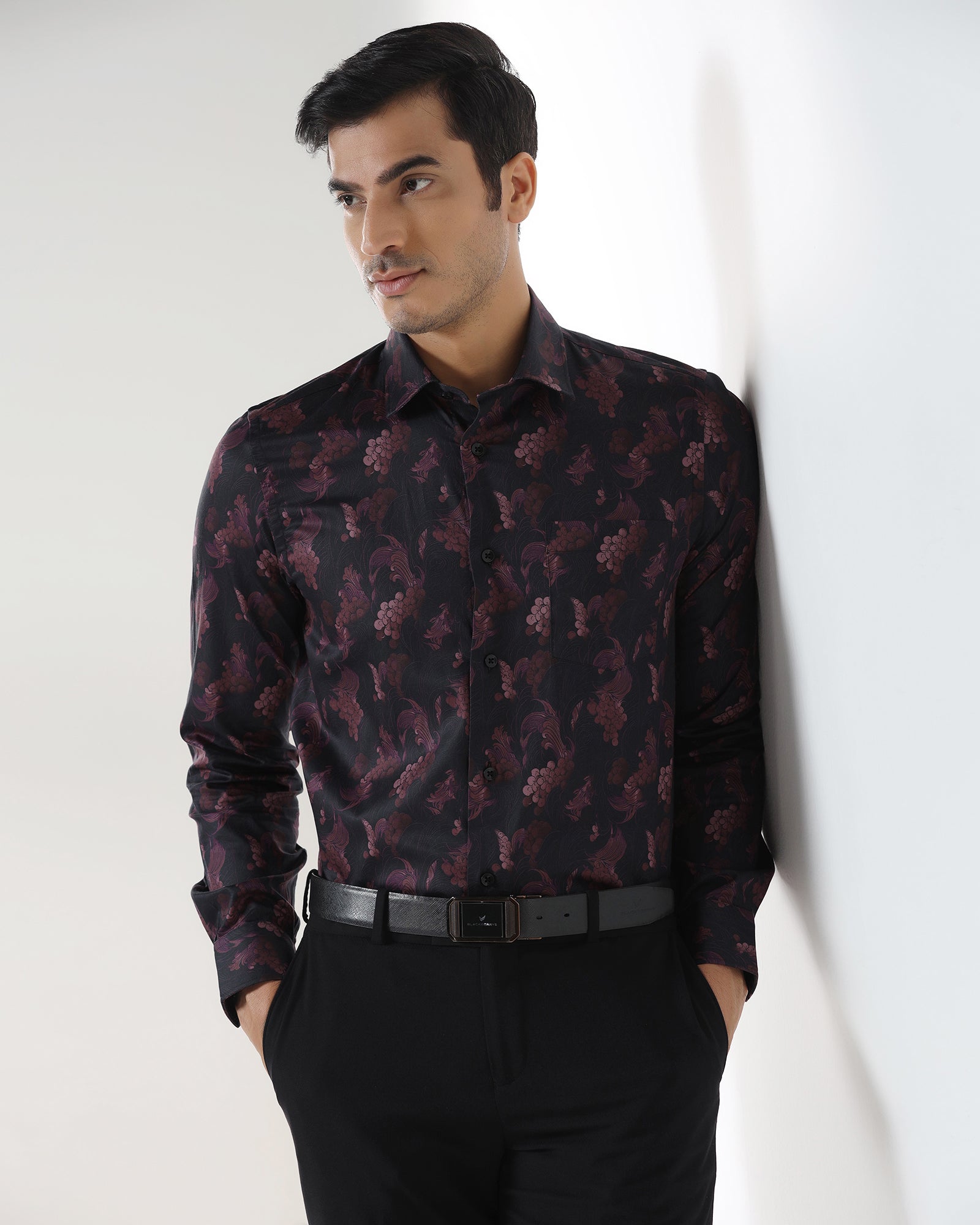 Cherry Lacquer Printed Shirt - Pavel