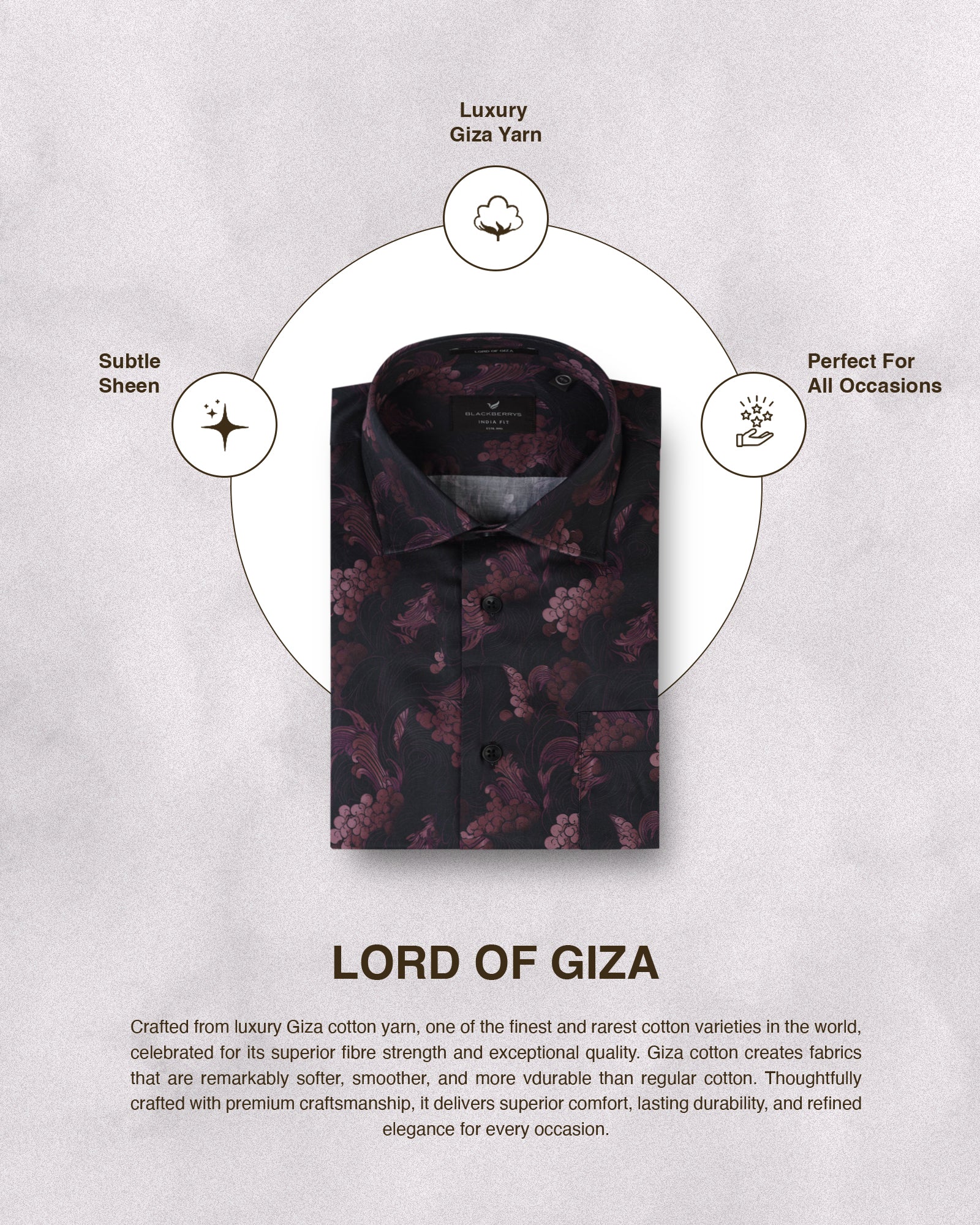 Cherry Lacquer Printed Shirt - Pavel