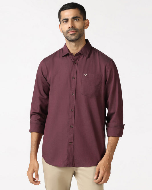 Cherry Lacquer Solid Shirt - Lenox