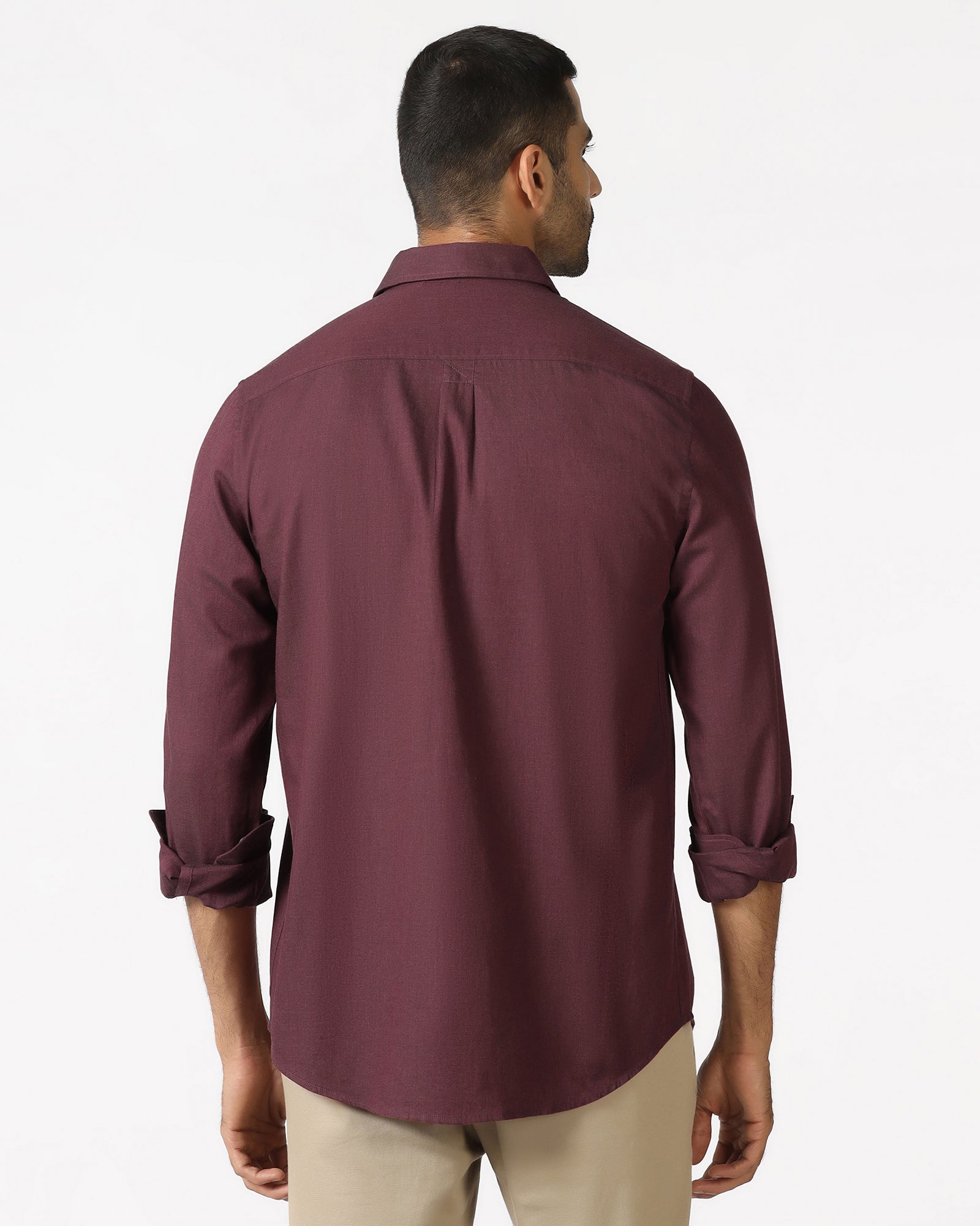 Cherry Lacquer Solid Shirt - Lenox