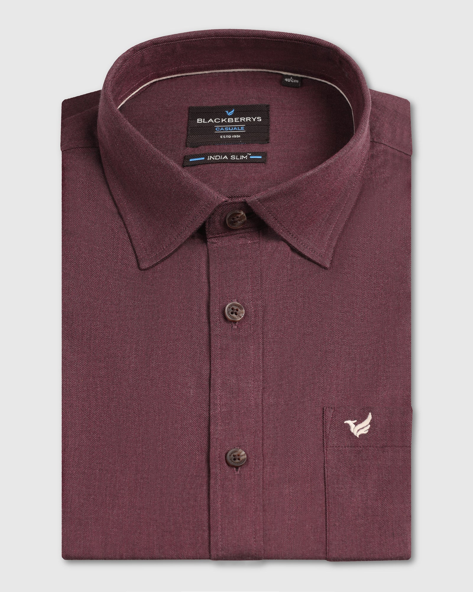 Cherry Lacquer Solid Shirt - Lenox