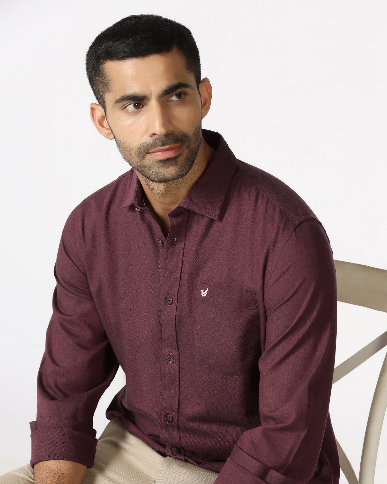 Cherry Lacquer Solid Shirt - Lenox