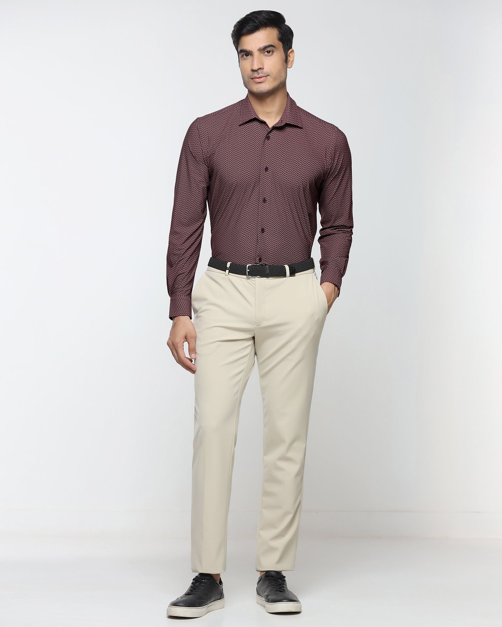 Cherry Lacquer TechPro Printed Shirt - Galaxy