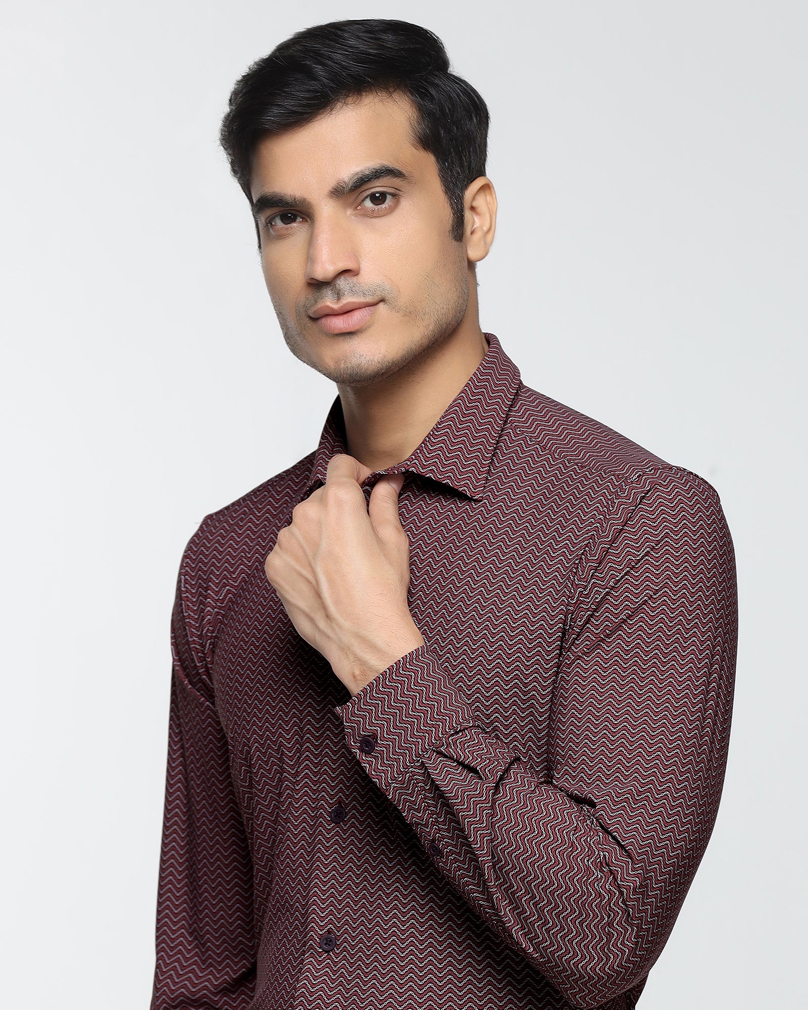 Cherry Lacquer TechPro Printed Shirt - Galaxy