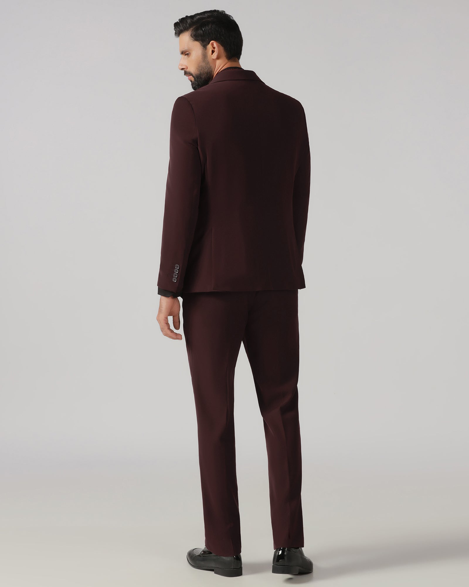 Cherry Pop Three Piece Solid Suit - Gossner