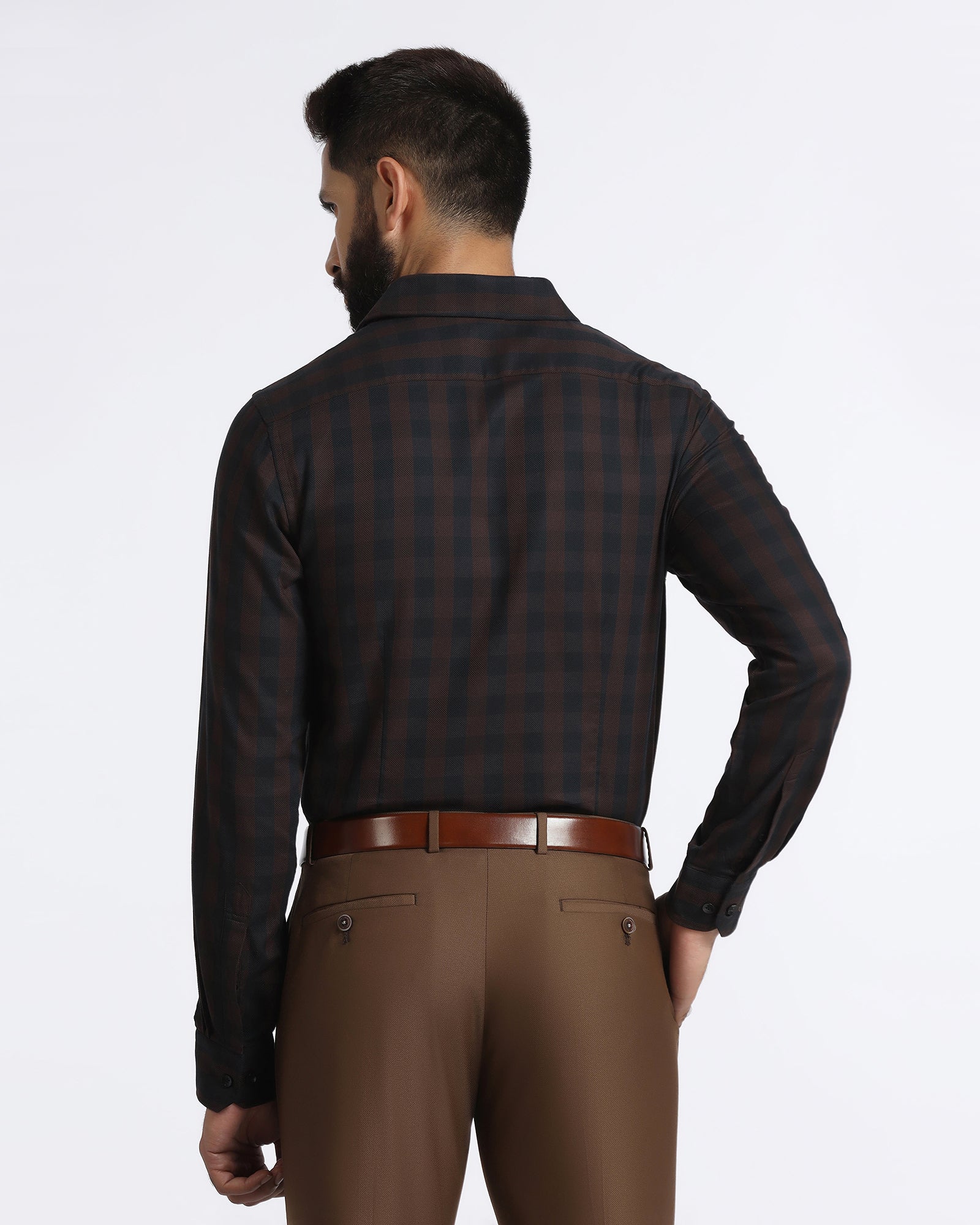 Chocolate Sauce Check Shirt - Reflex