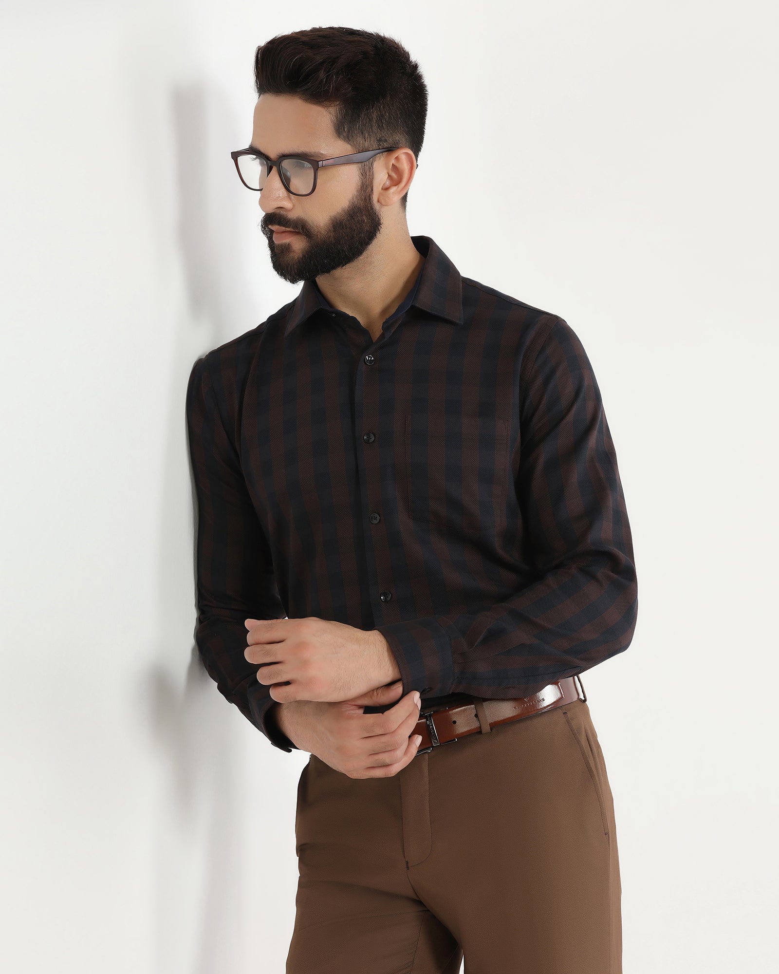Chocolate Sauce Check Shirt - Reflex