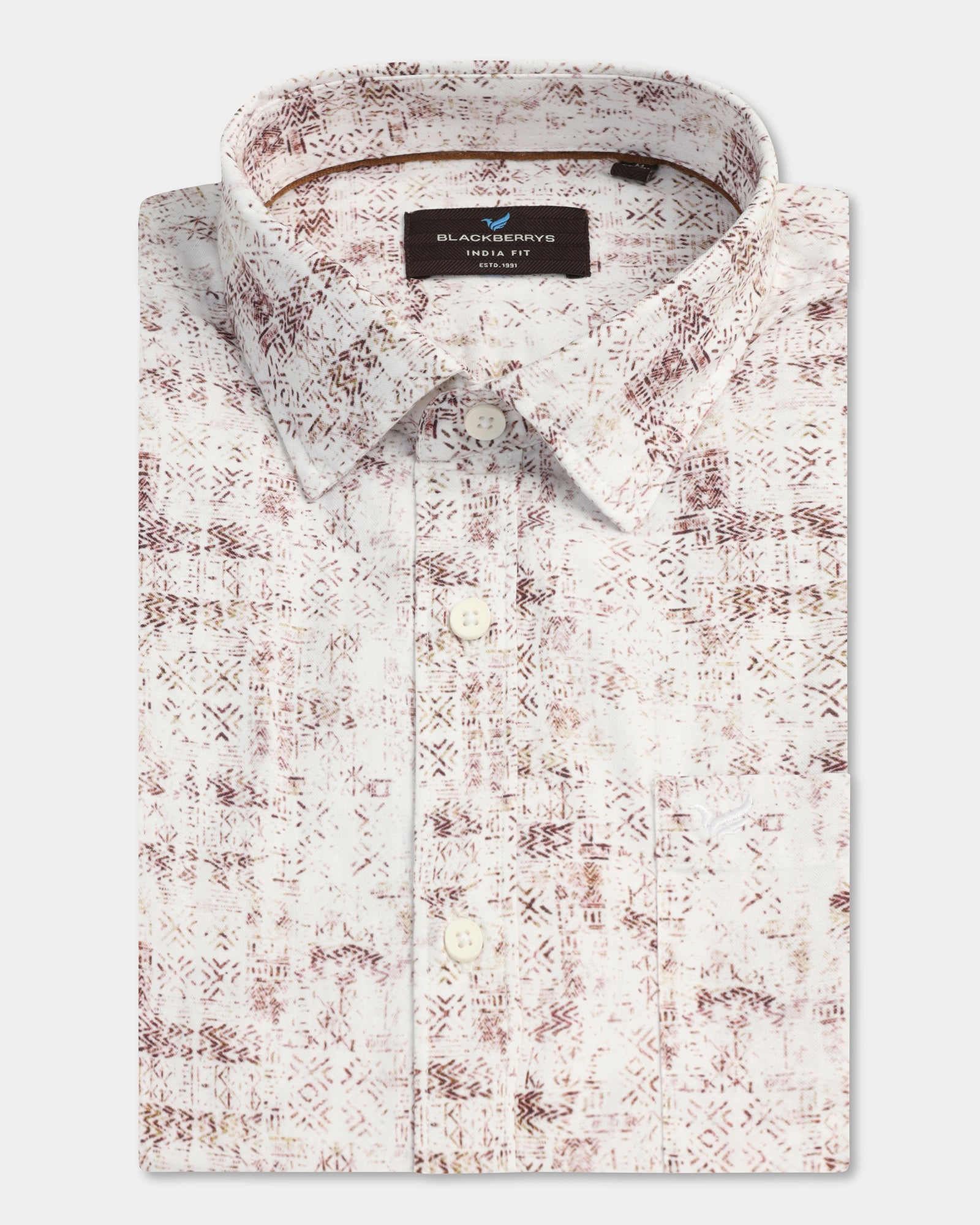 Chocolate Sauce Half Sleeve Printed Shirt - Howie