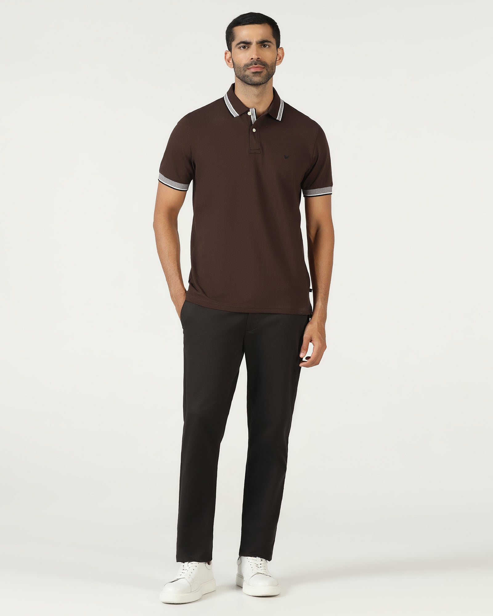Chocolate Sauce Solid Polo - Taurus