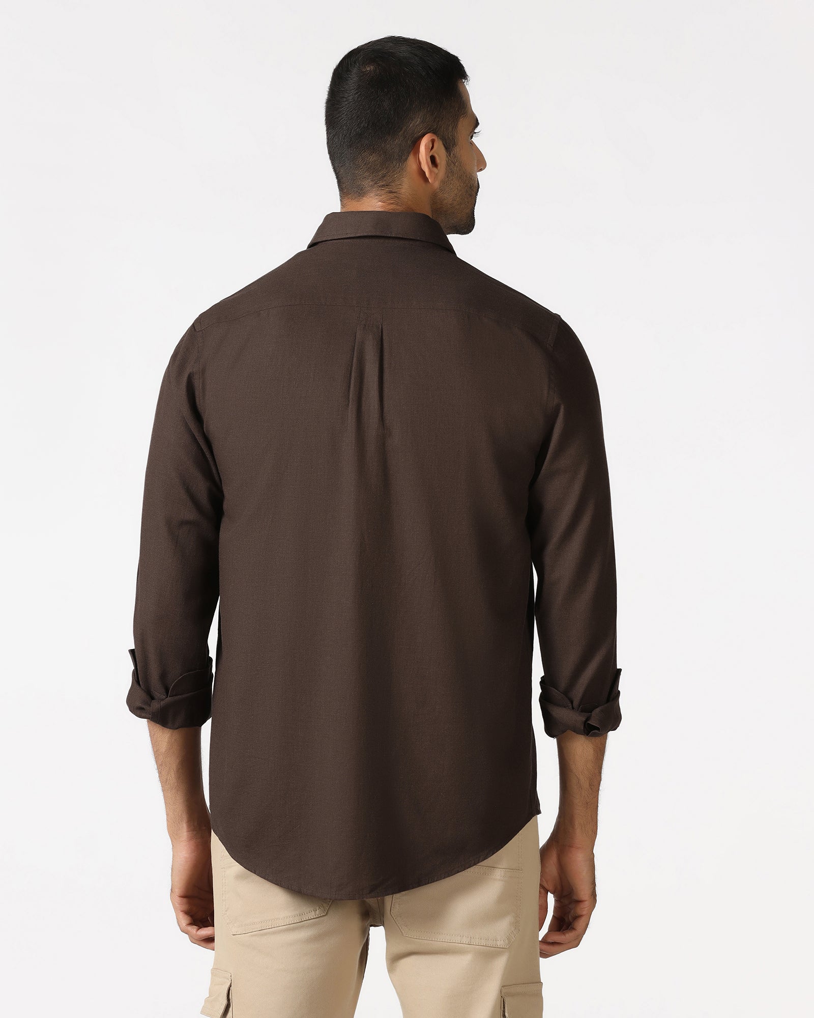 Chocolate Sauce Solid Shirt - Lenox